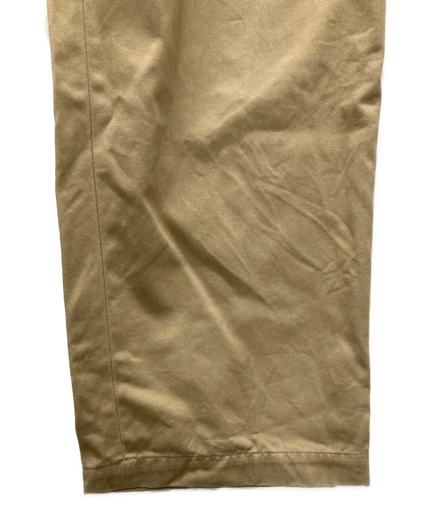 中古・古着通販】NEAT (ニート) 2タックパンツ ベージュ サイズ:XXS