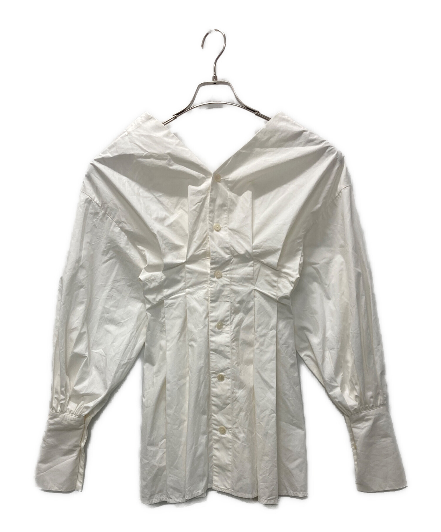 中古・古着通販】CLANE (クラネ) オフショルダータックブラウス 
