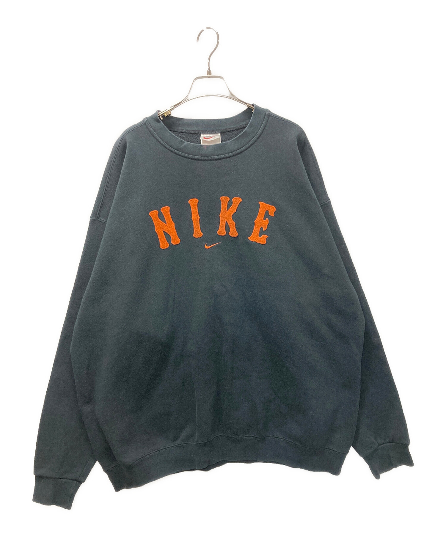 中古・古着通販】NIKE (ナイキ) 90'sワッペンロゴスウェット ブラック