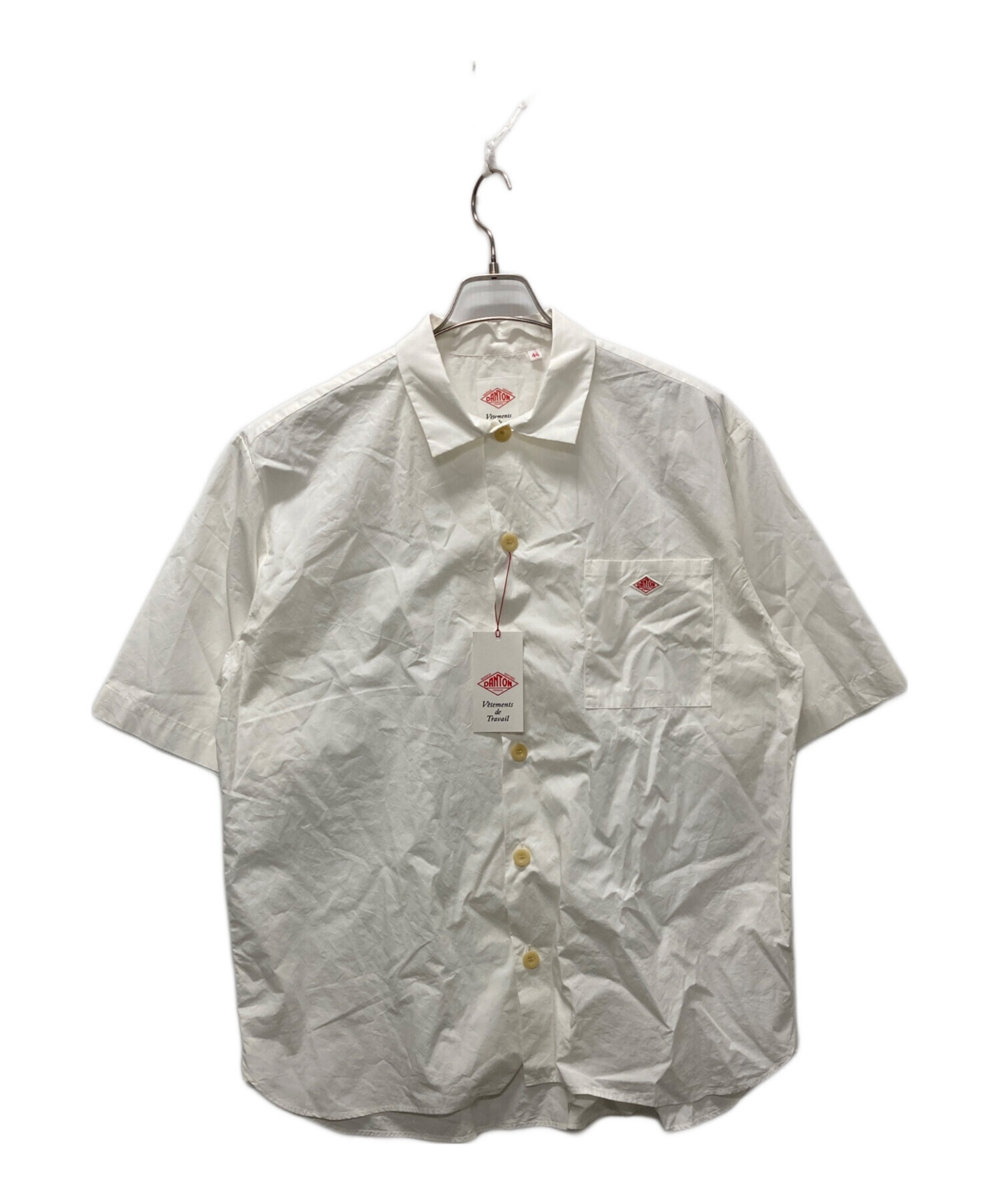 ダントン 44 希少サイズ 中古・古着通販】DANTON (ダントン) ビッグシルエットシャツ ホワイト