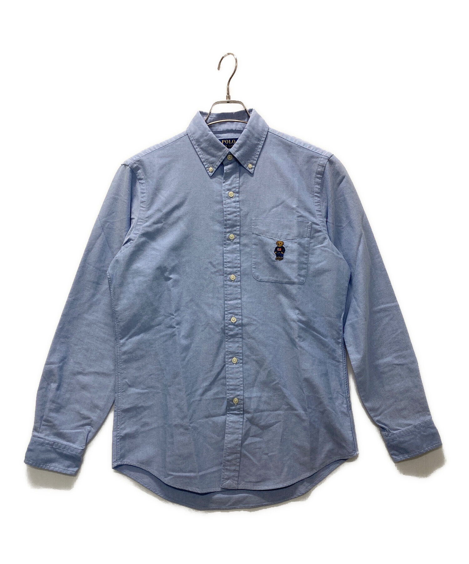値下げ！使用1回。 ポロラルフローレン ボタンダウンシャツ Mサイズ　POLO 中古・古着通販】POLO RALPH LAUREN (ポロ・ラルフローレン) ポロベア