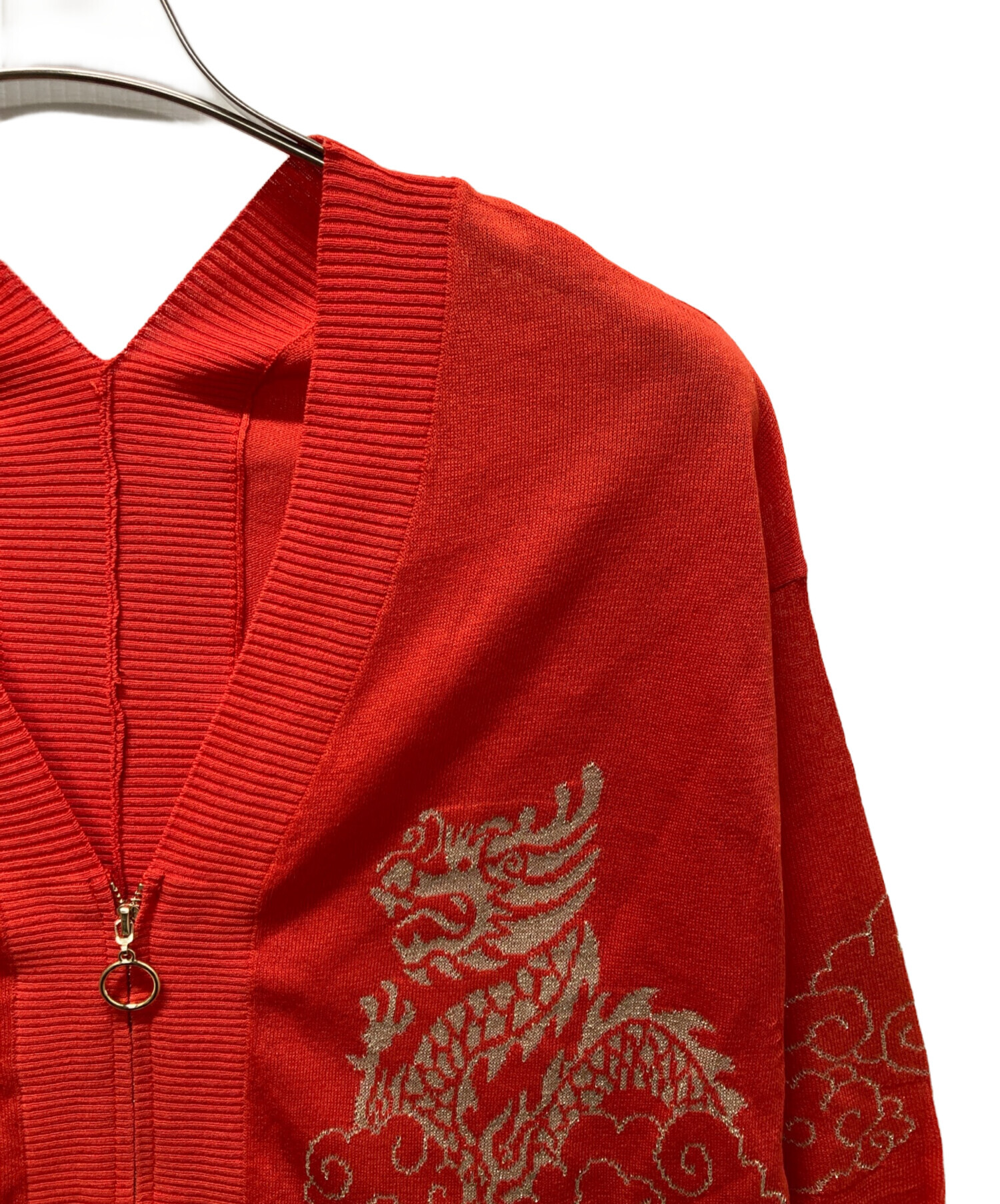 中古・古着通販】VIVIENNE TAM (ヴィヴィアンタム) ラメ刺繍ジップ