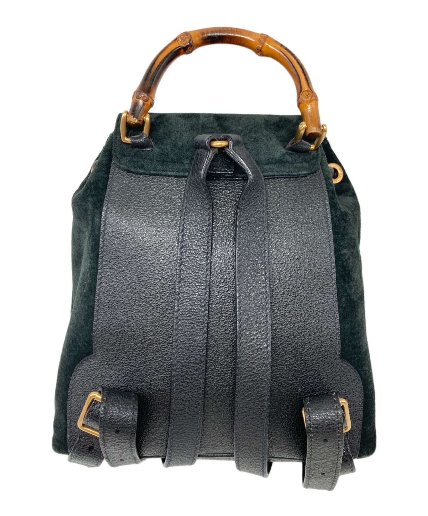 中古・古着通販】GUCCI (グッチ) バンブースウェードミニリュック