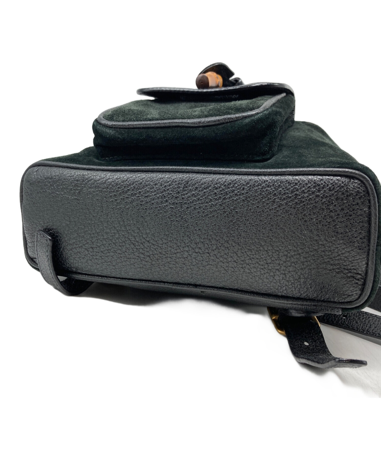 中古・古着通販】GUCCI (グッチ) バンブースウェードミニリュック