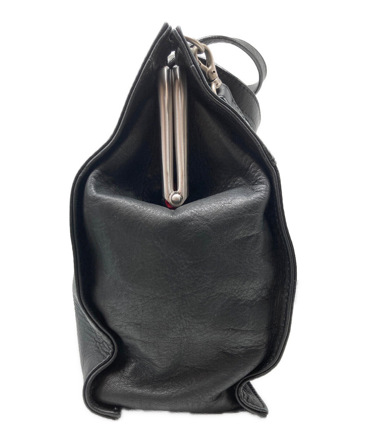 カワカワ　がま口ショルダーバック 　　　【美品】 中古・古着通販】kawa-kawa (カワカワ) がま口ショルダーバッグ