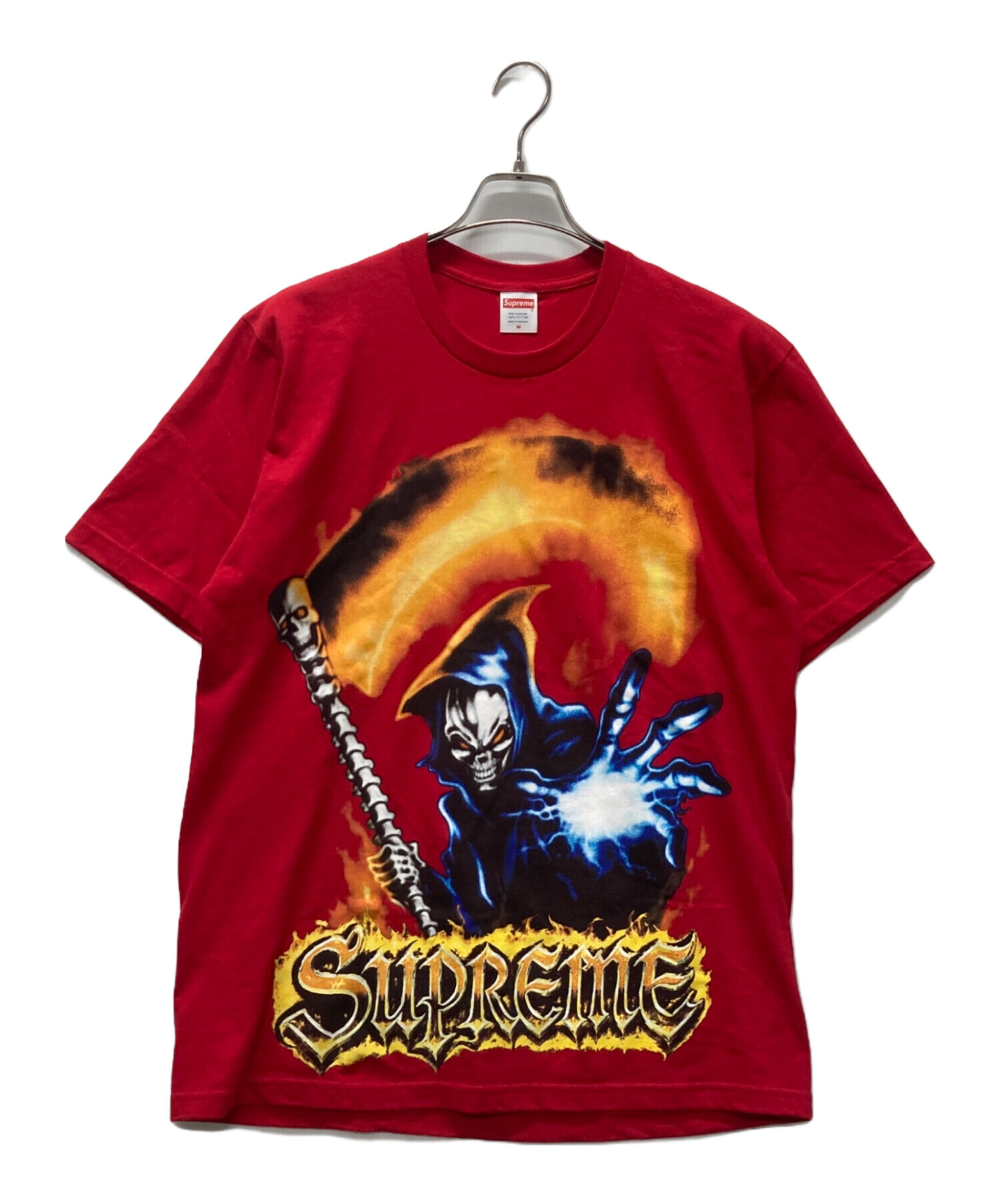 中古・古着通販】SUPREME (シュプリーム) Grim Reaper Tee レッド