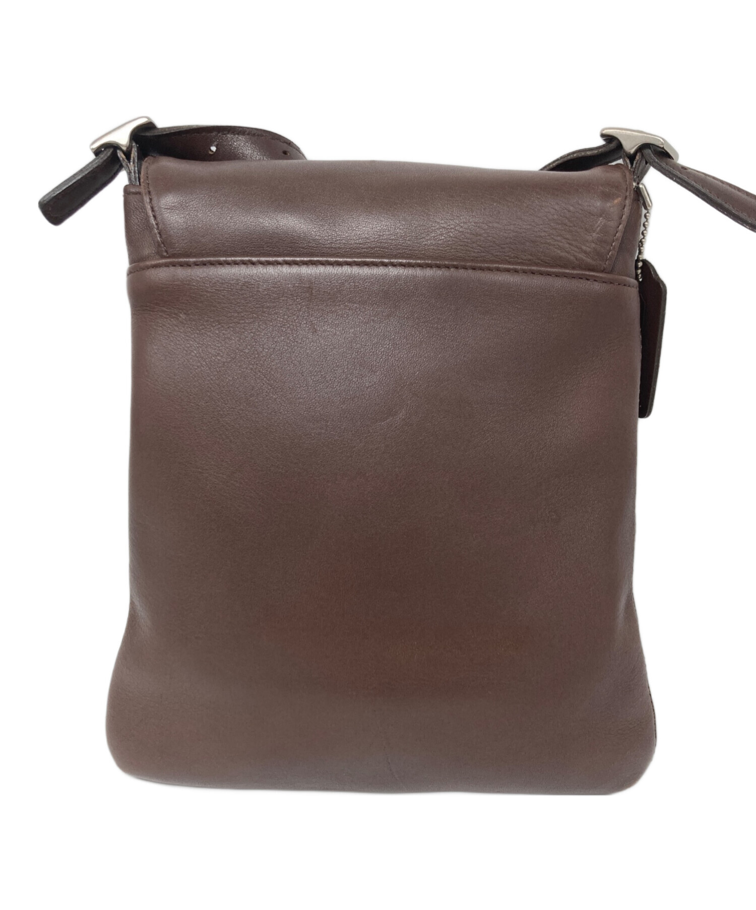 美品 コーチ ワンショルダーバッグ ブラウン キャンバス 11617 中古・古着通販】COACH (コーチ) ワンショルダーバッグ ブラウン