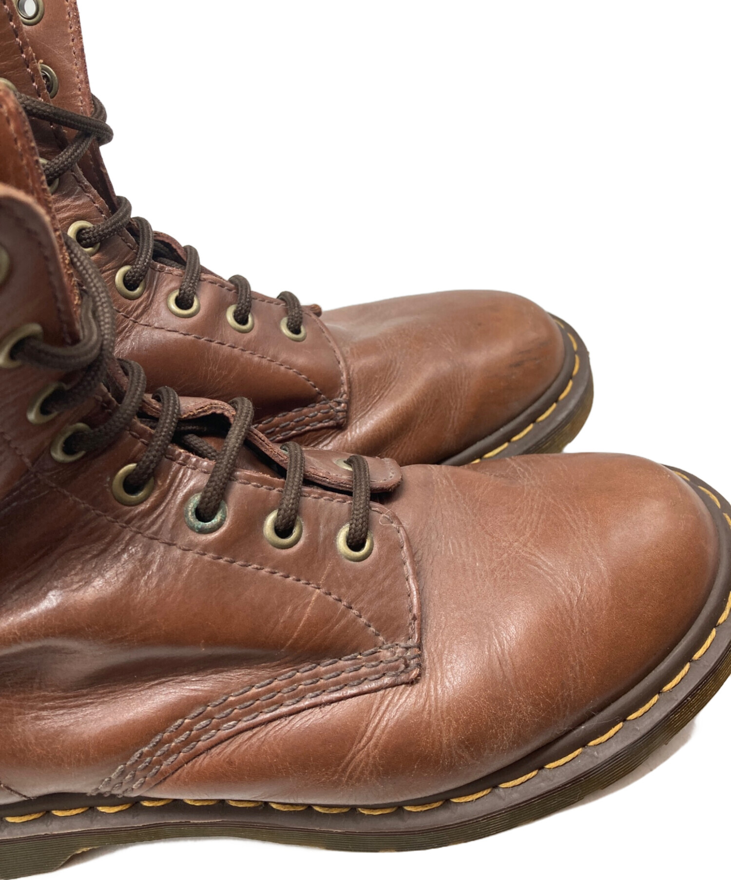 ドクターマーチン　8ホールブーツ　ブラウン　EU37 中古・古着通販】Dr.Martens (ドクターマーチン) 8ホールブーツ