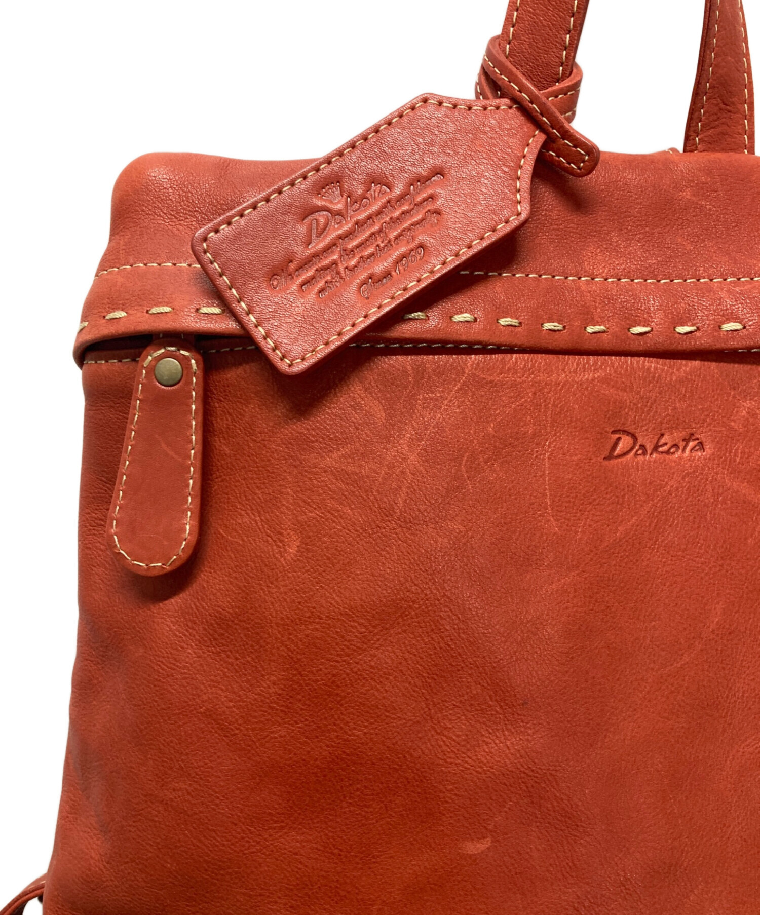 中古・古着通販】DAKOTA (ダコタ) リュック オレンジ｜ブランド・古着