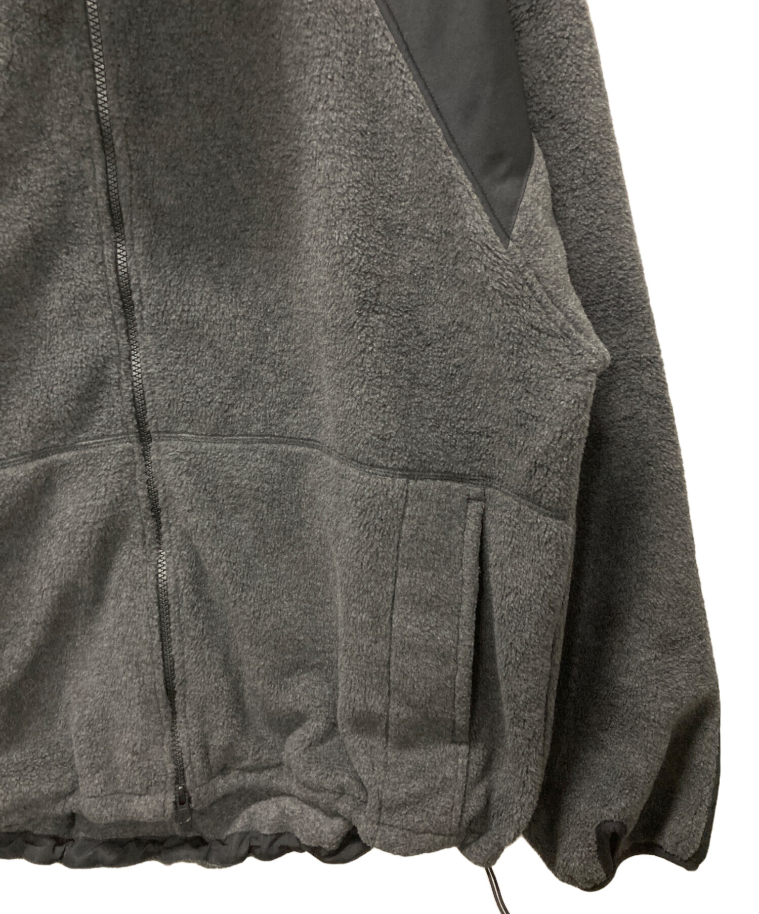 中古・古着通販】HYKE (ハイク) FLEECE JACKET グレー サイズ:5 