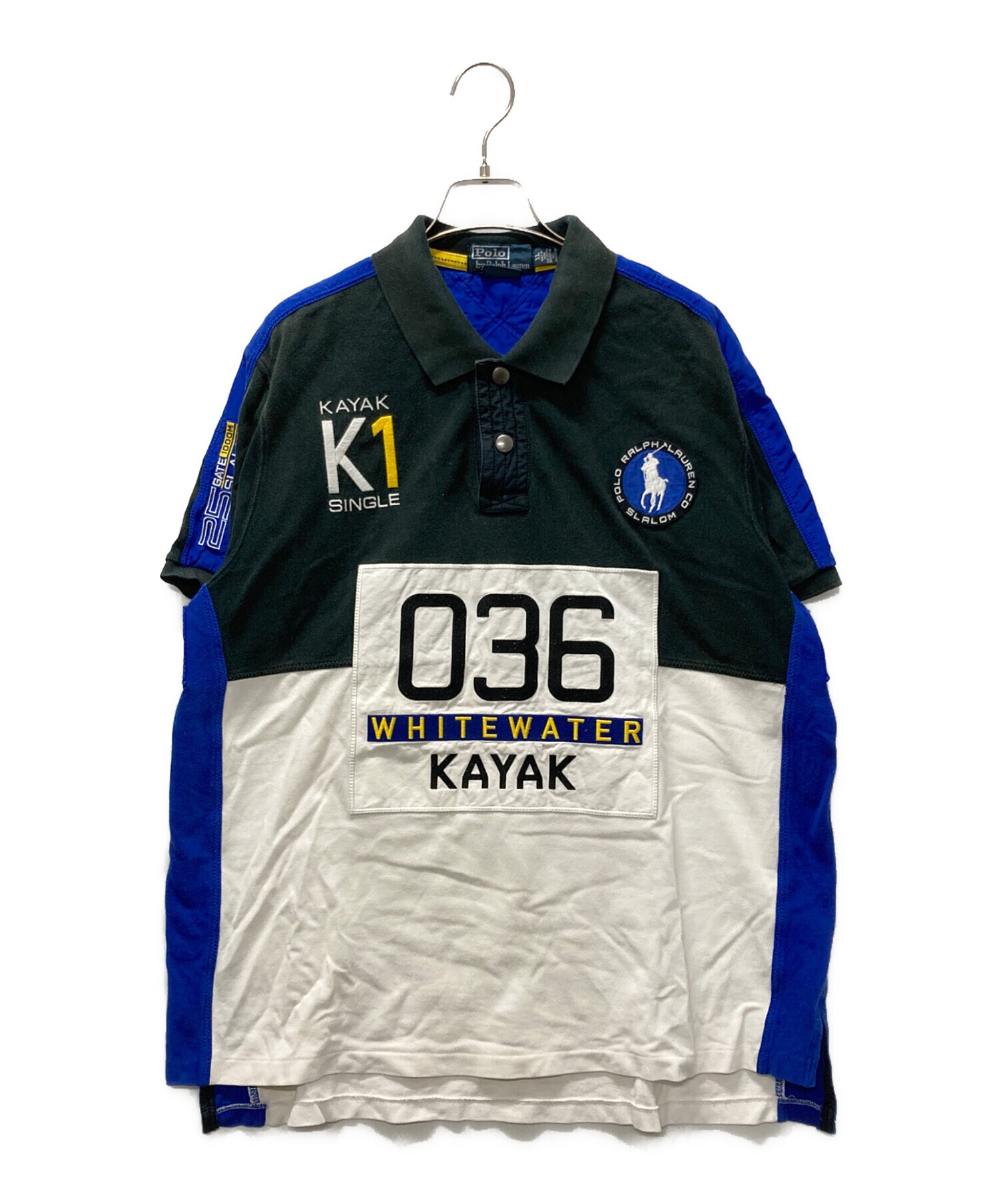 未使用 ポロ ラルフローレン XL 紺 襟付 カラードクレープドレス 中古・古着通販】POLO RALPH LAUREN (ポロ・ラルフローレン