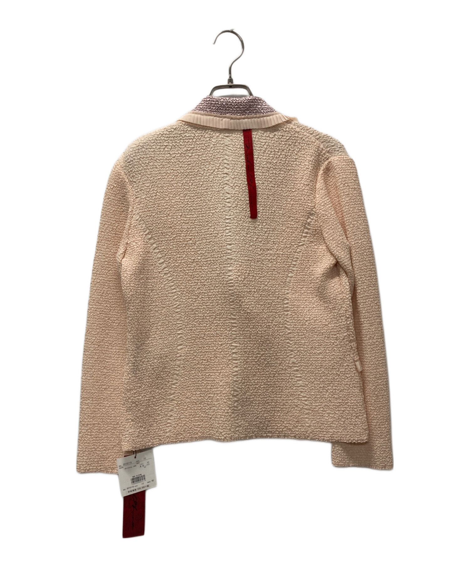【高級】NOKO OHNO プリーツジャケット コサージュ付 セレモニー 古着 中古・古着通販】NOKO OHNO (ノコ オーノ) プリーツジャケット