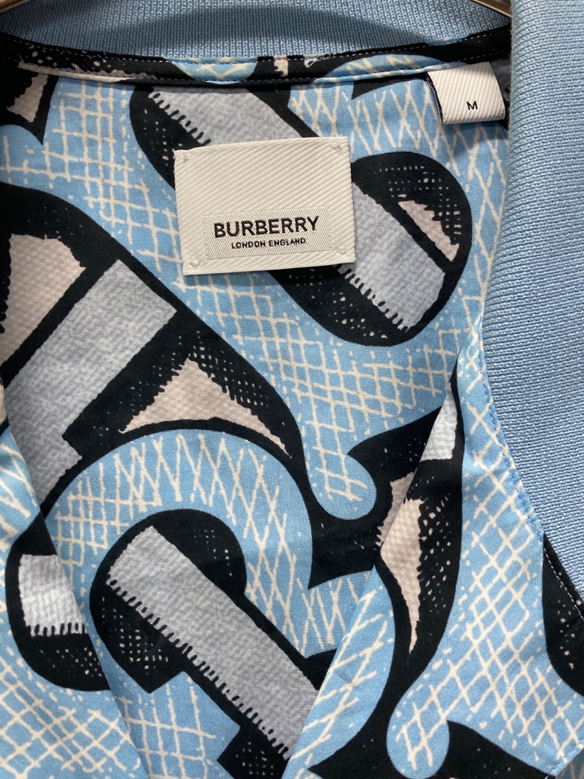 中古・古着通販】BURBERRY (バーバリー) TBロゴ モノグラムシャツ