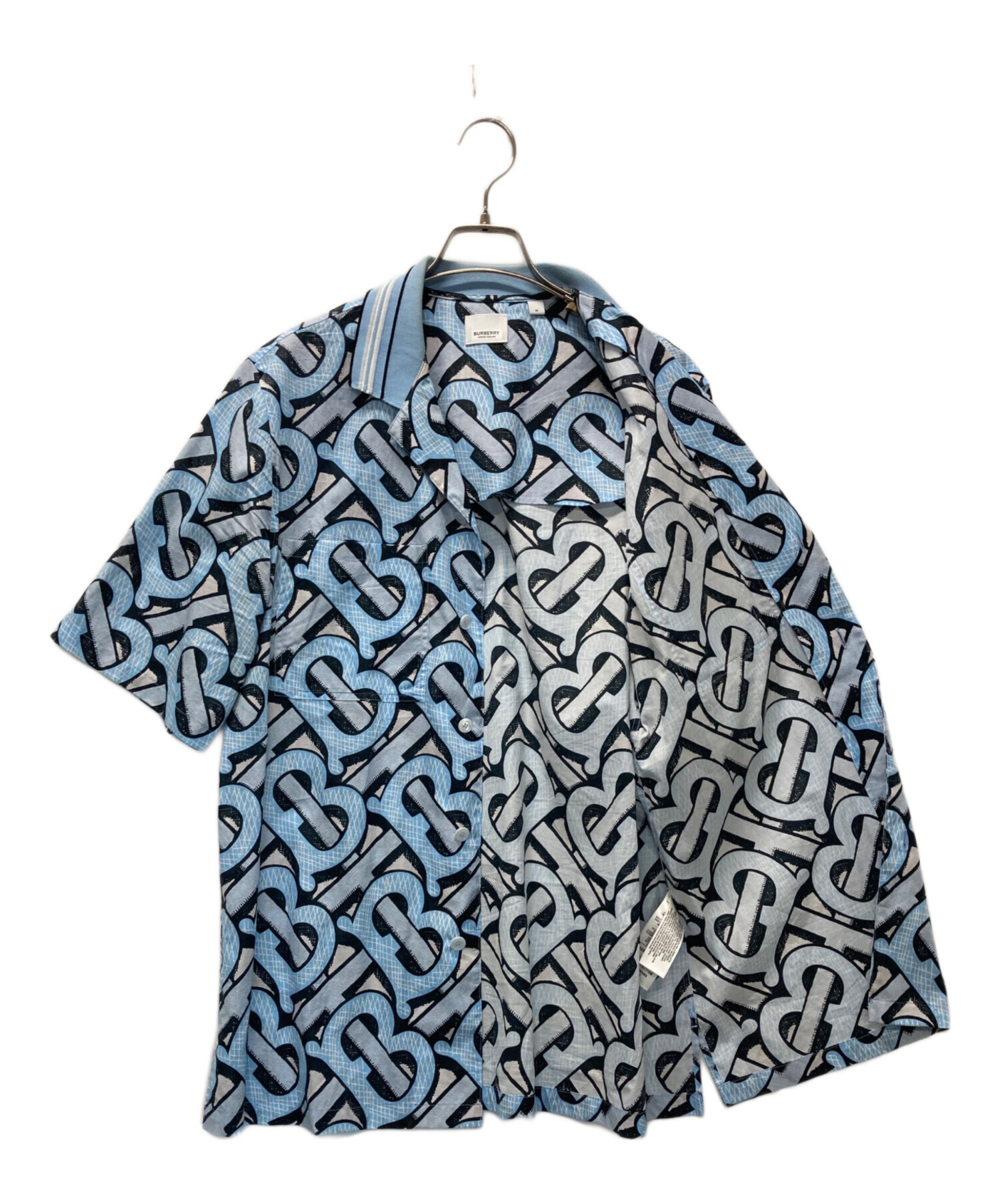 中古・古着通販】BURBERRY (バーバリー) TBロゴ モノグラムシャツ