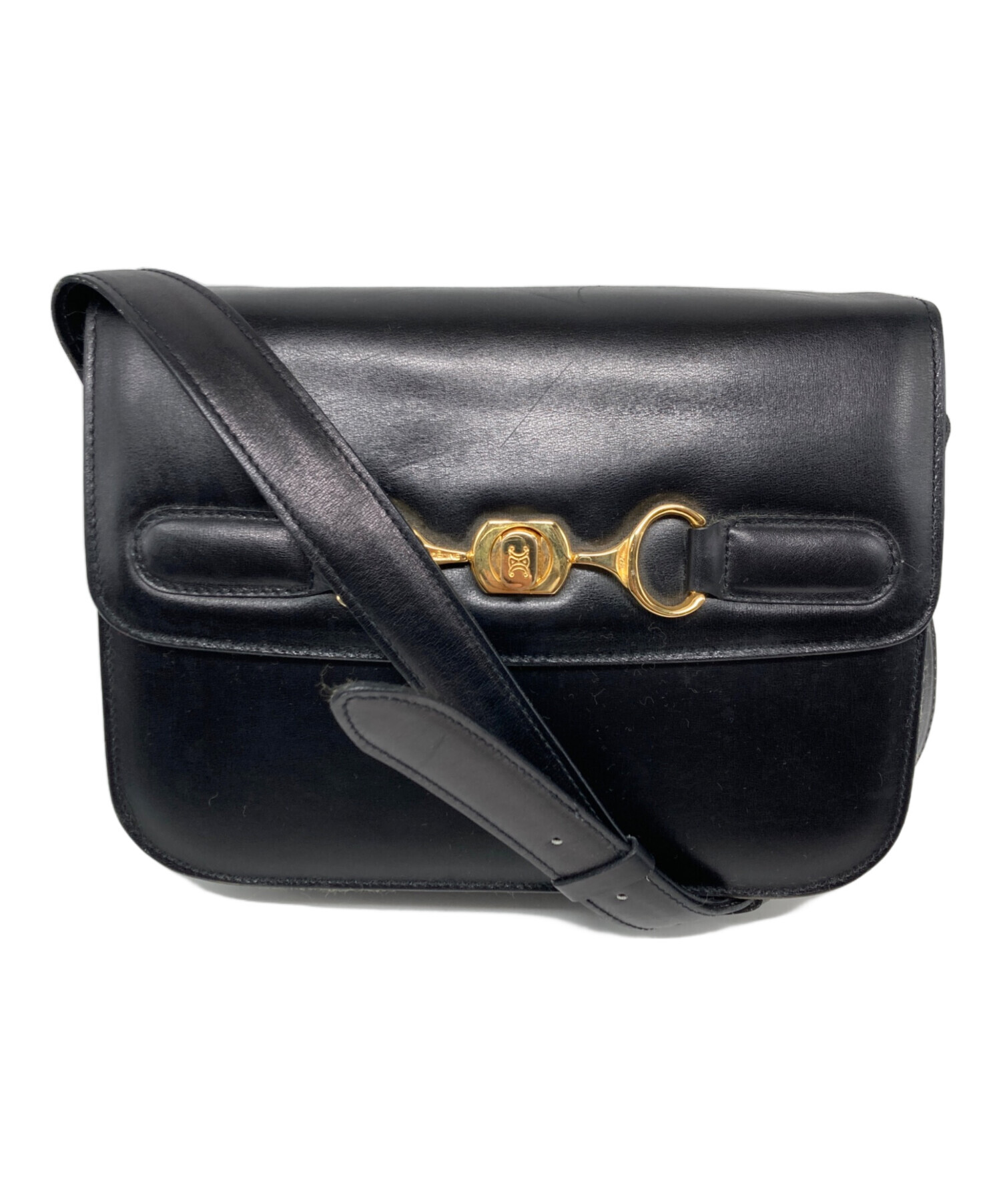 中古・古着通販】CELINE (セリーヌ) マカダム金具ショルダーバッグ