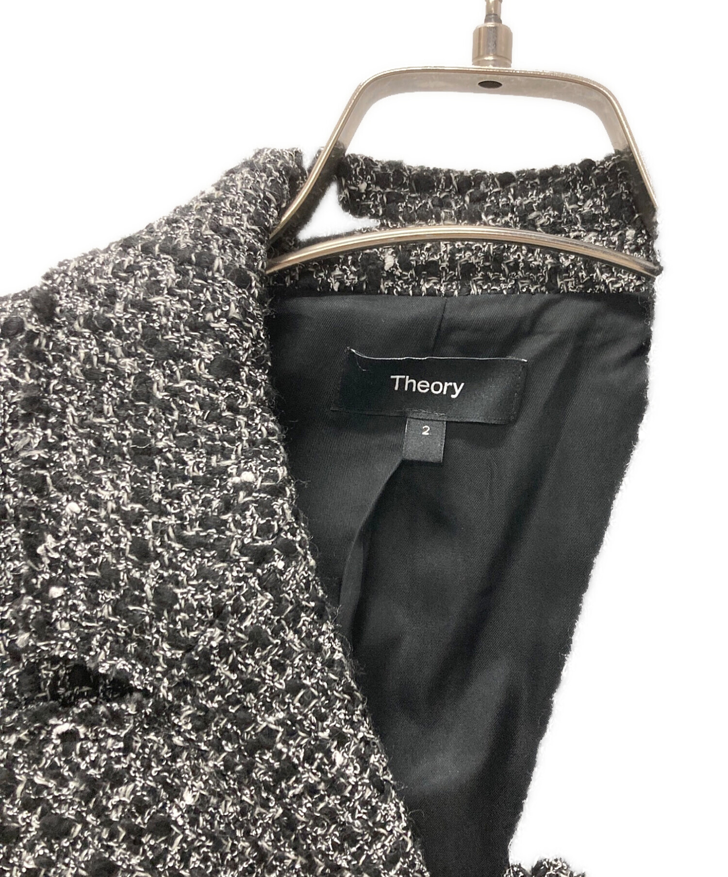 中古・古着通販】theory (セオリー) NOELLE DB BLAZER DR/ツイード