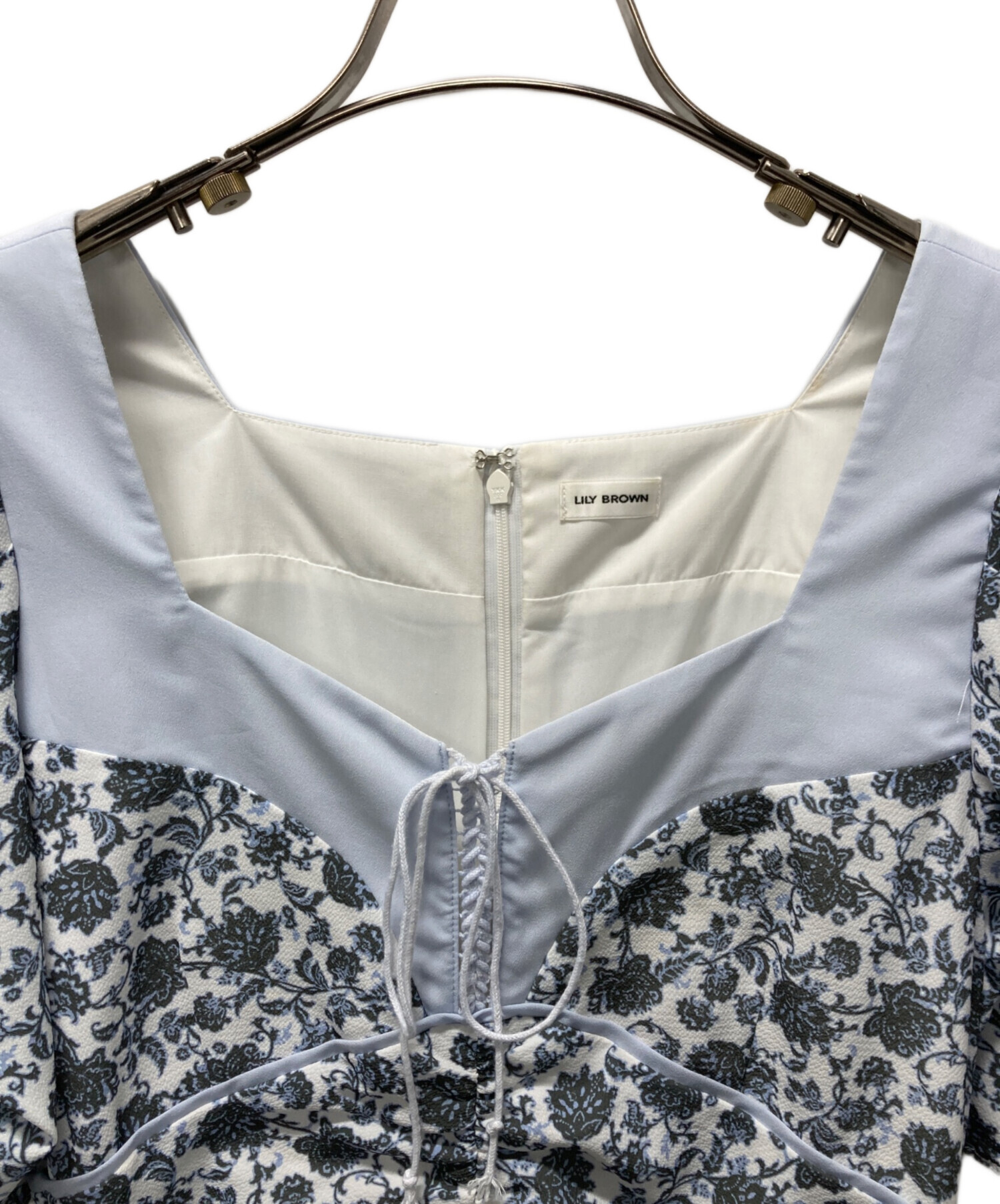 中古・古着通販】Lily Brown (リリーブラウン) シフォンドッキング