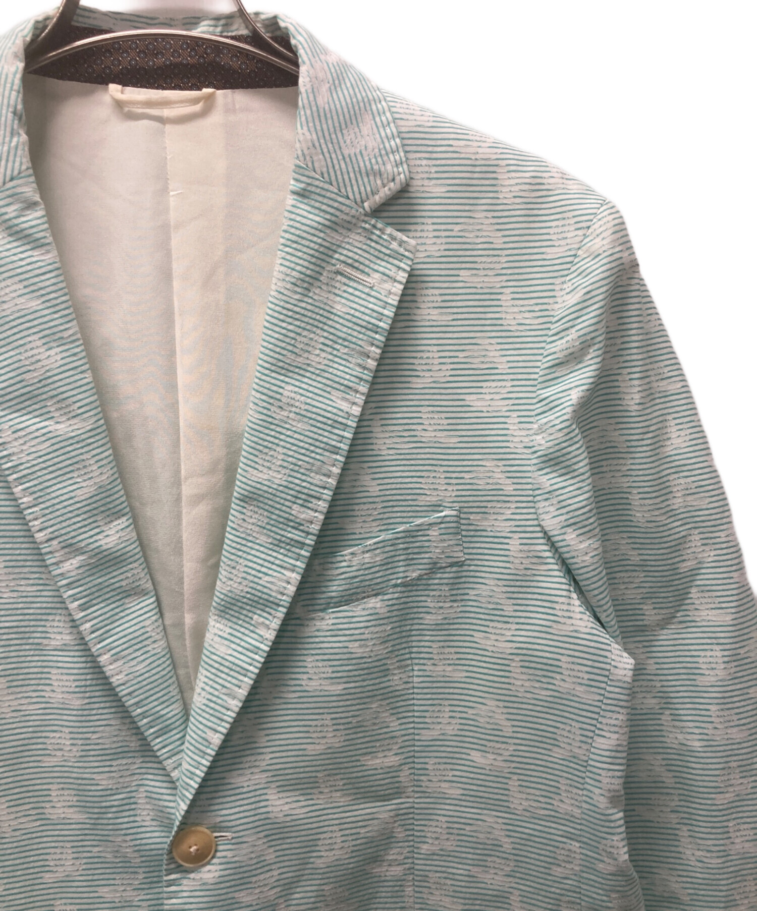 中古・古着通販】ETRO (エトロ) コットンシルクテーラードジャケット 
