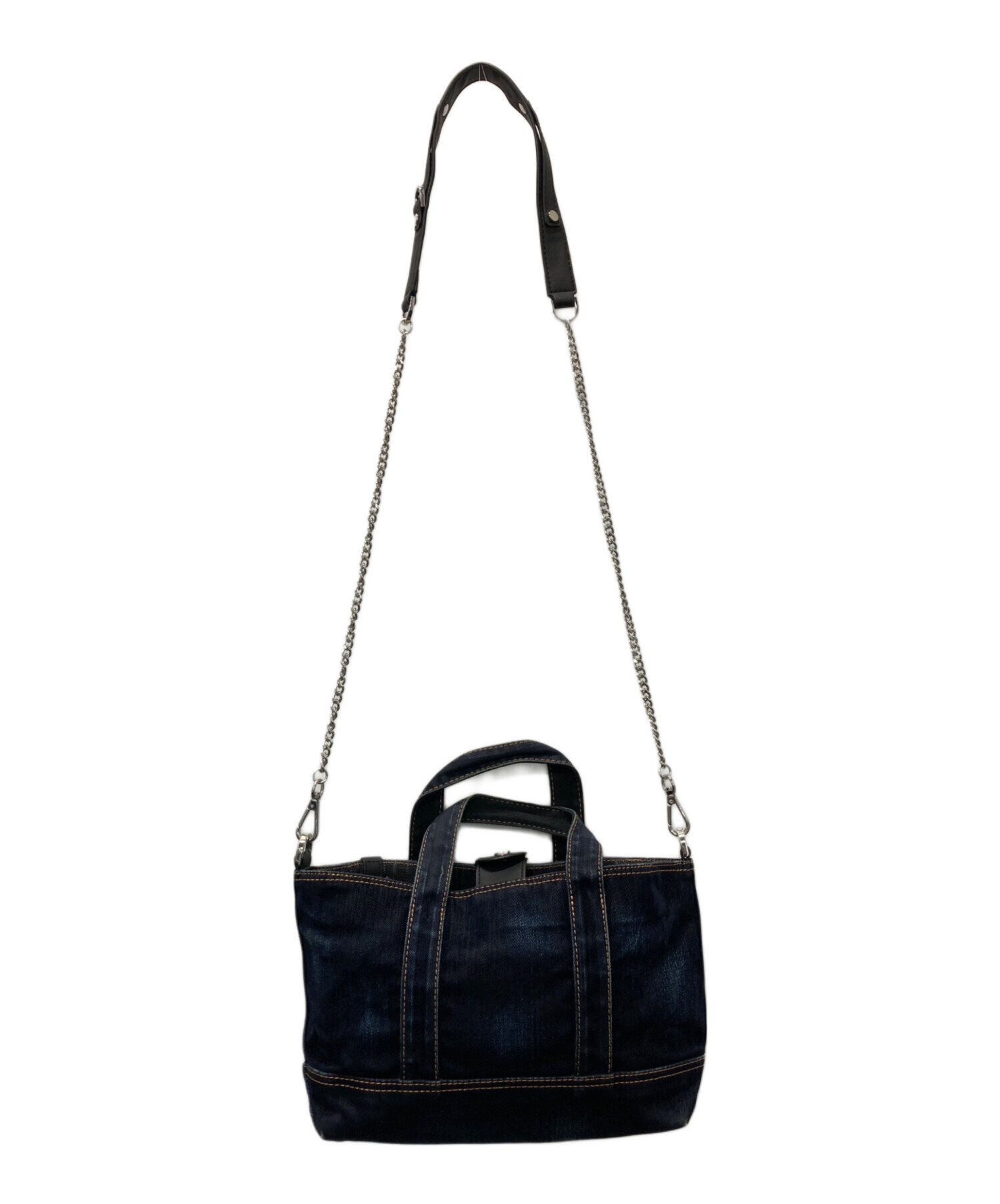 中古・古着通販】DIESEL (ディーゼル) ロゴデニム チェーン2WAY