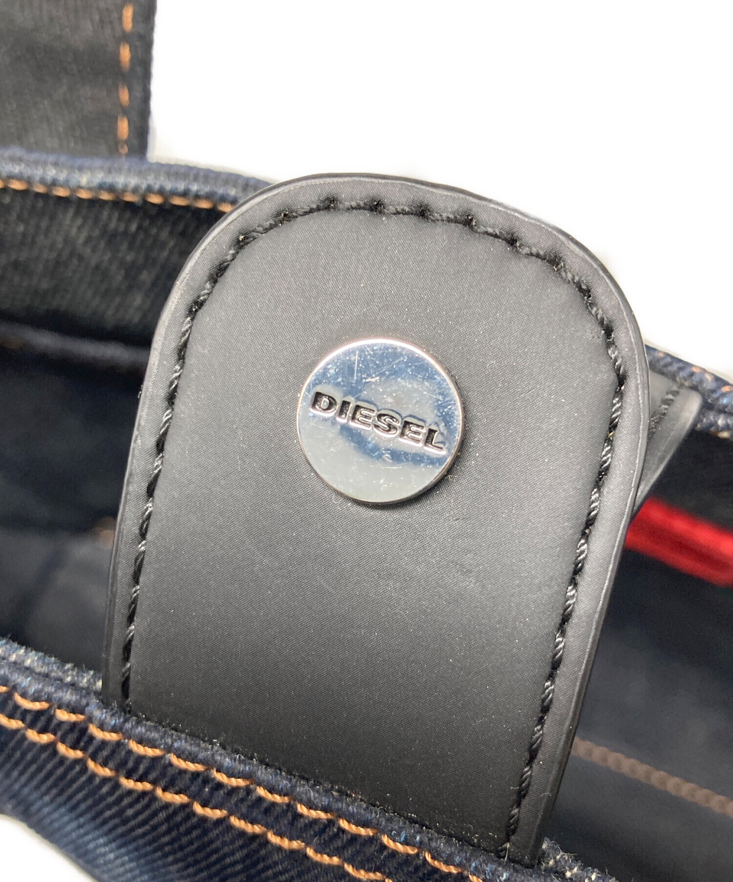 【極美品DIESEL 】ロゴチェーン ショルダーバッグ 中古・古着通販】DIESEL (ディーゼル) ロゴデニム チェーン2WAY