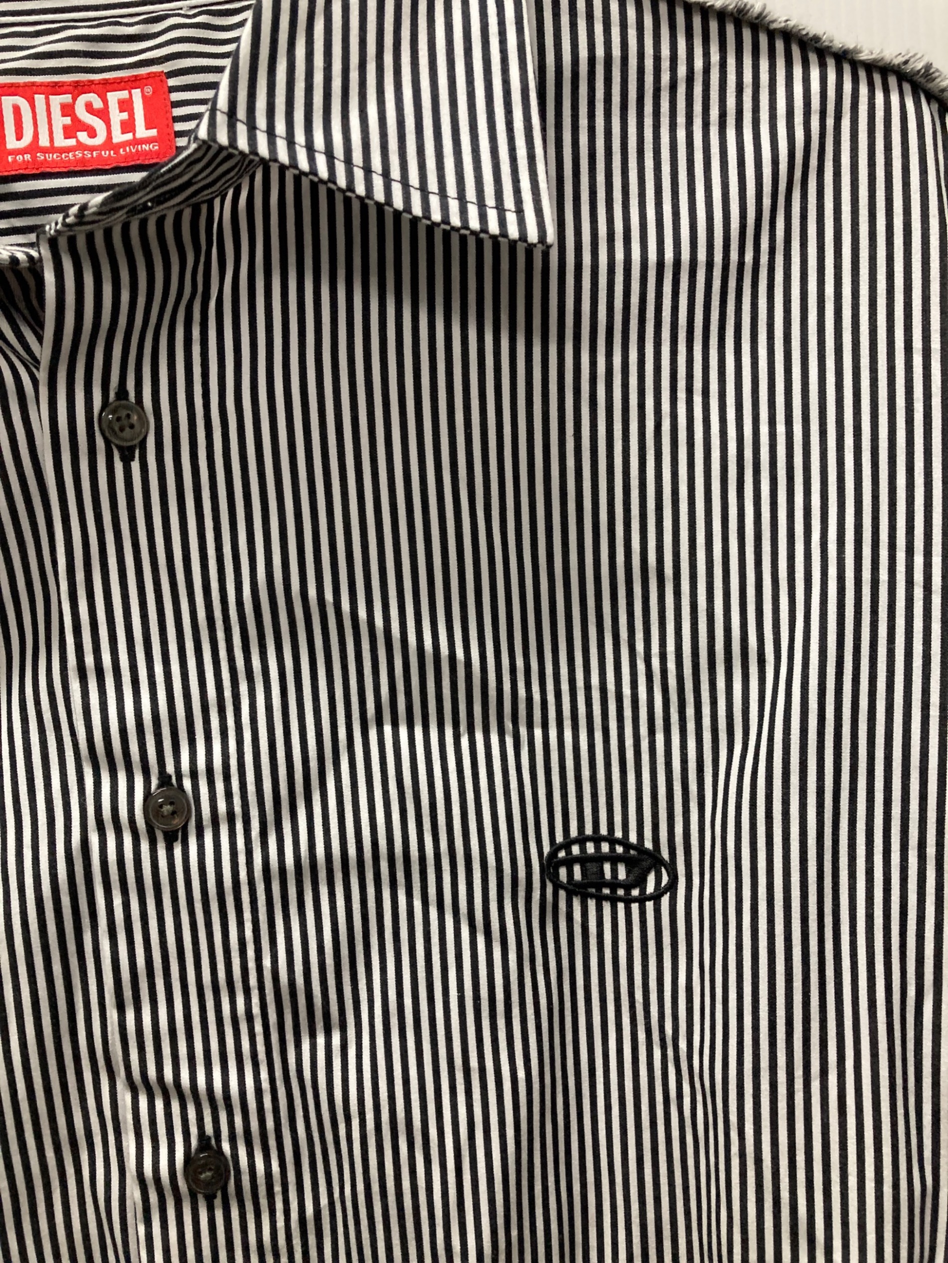 中古・古着通販】DIESEL (ディーゼル) S-WARH-STRIPE/デニム切替