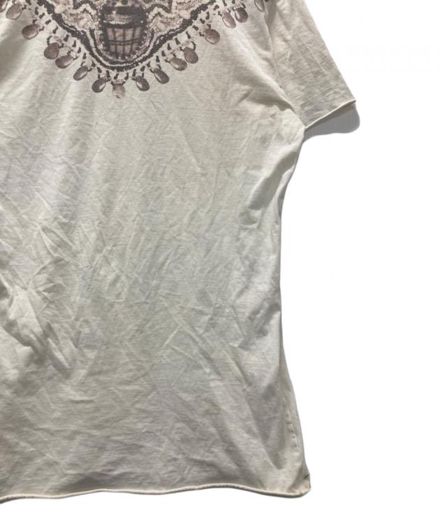 中古・古着通販】goa (ゴア) プリントTシャツ アイボリー サイズ