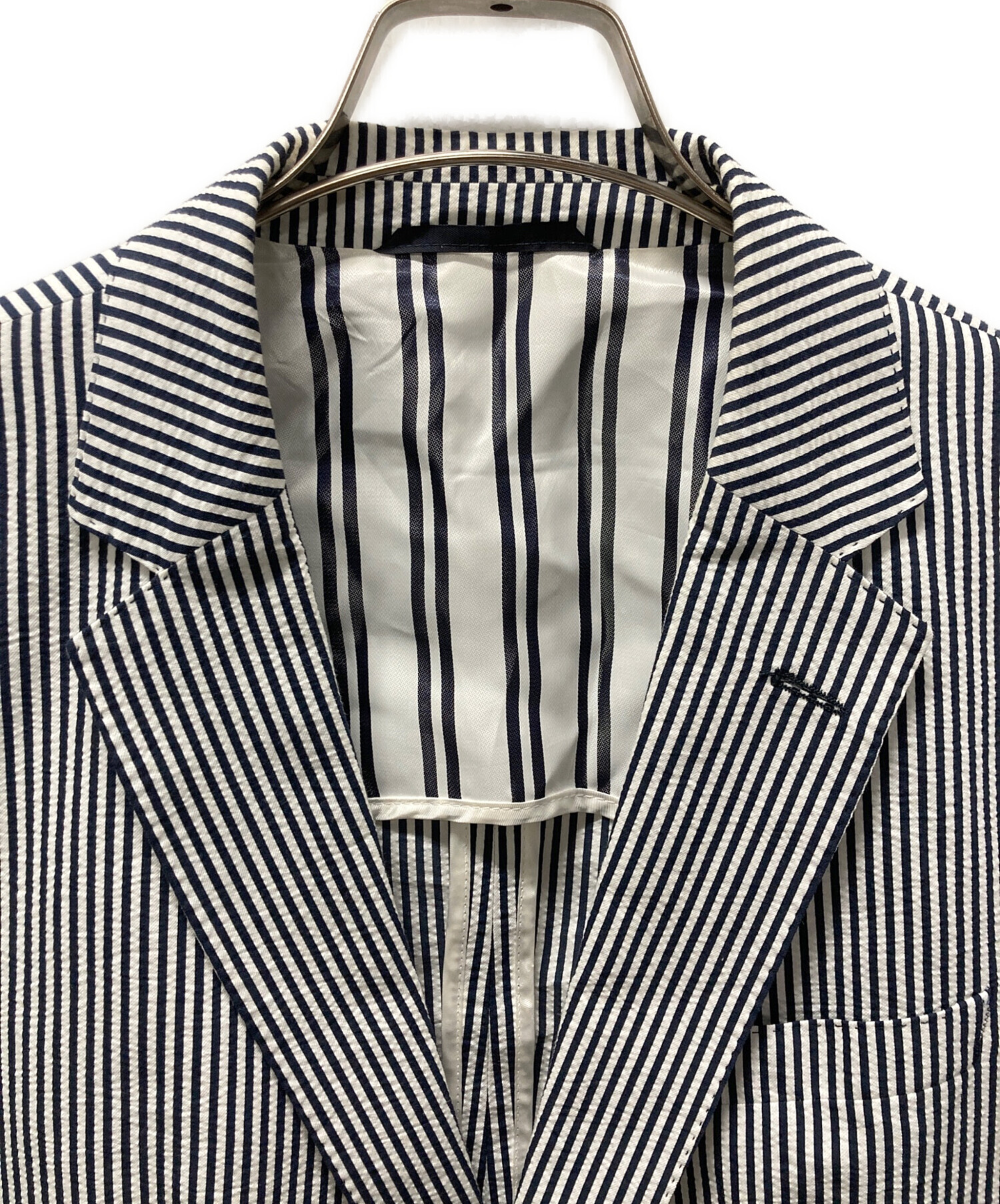 中古・古着通販】HUGO BOSS (ヒューゴ ボス) シアサッカーテーラード
