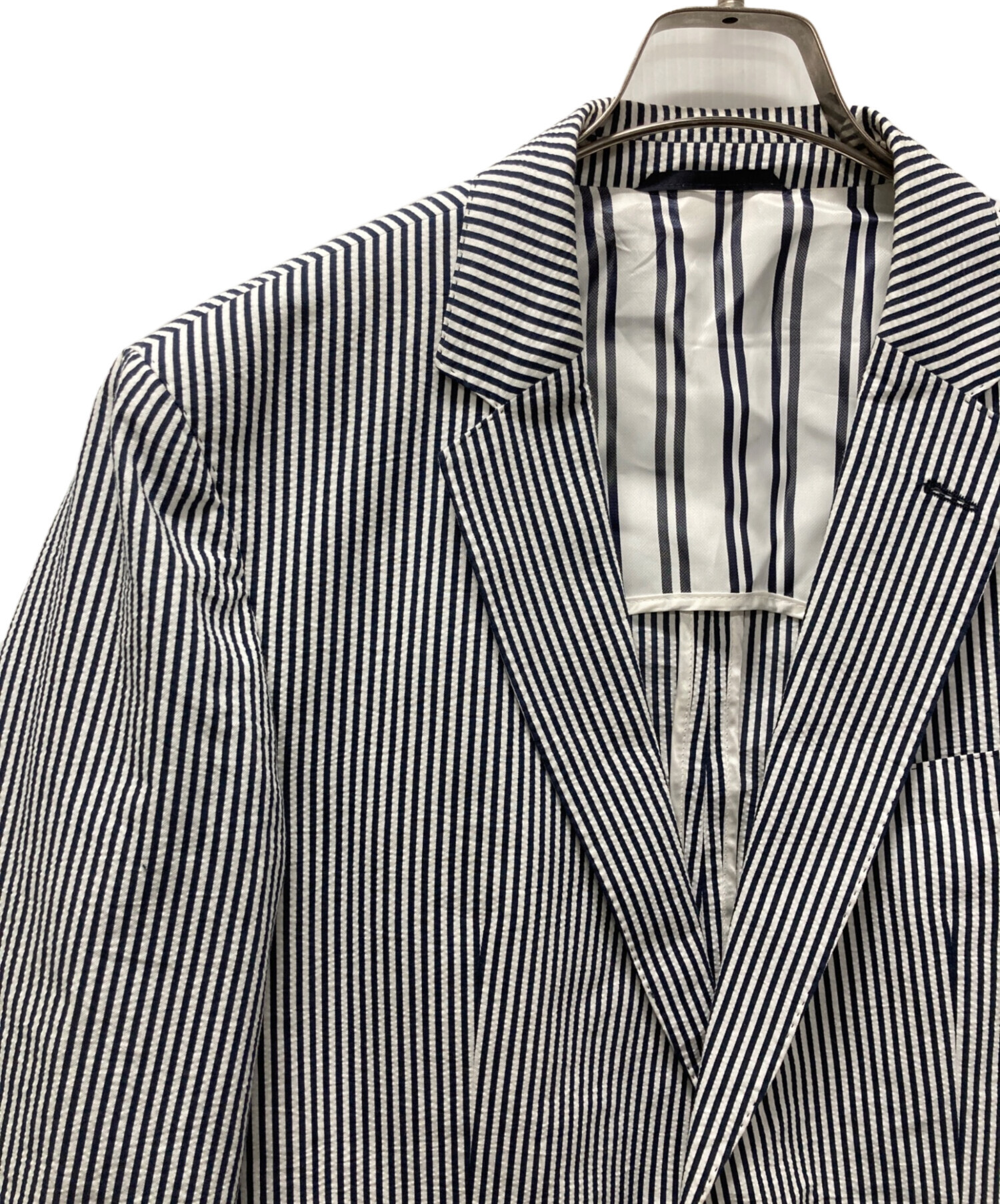 中古・古着通販】HUGO BOSS (ヒューゴ ボス) シアサッカーテーラード