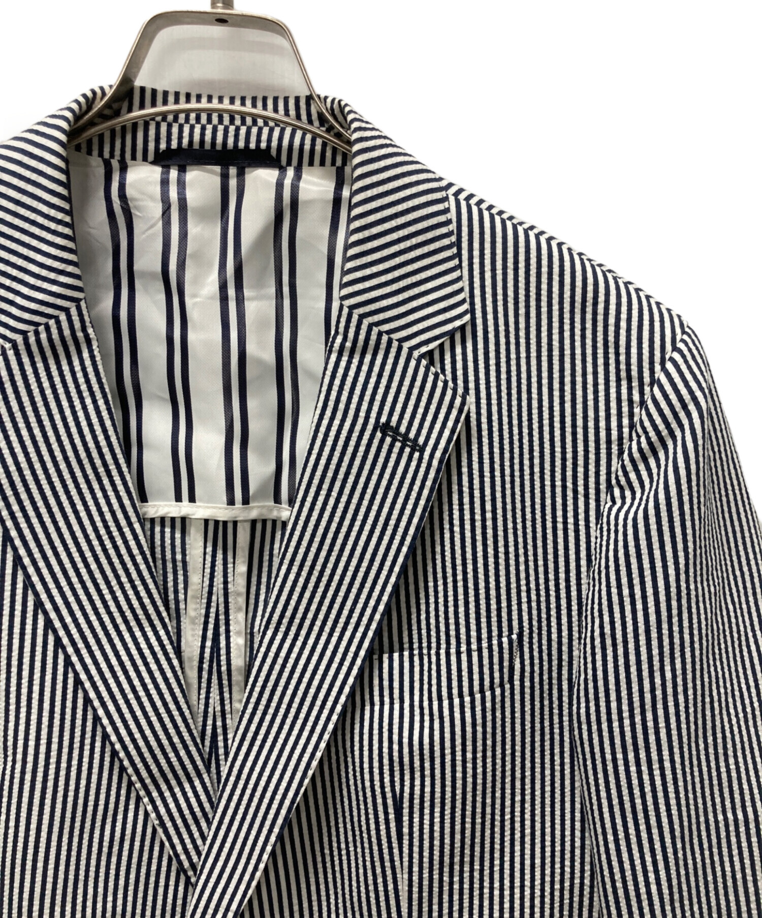 中古・古着通販】HUGO BOSS (ヒューゴ ボス) シアサッカーテーラード