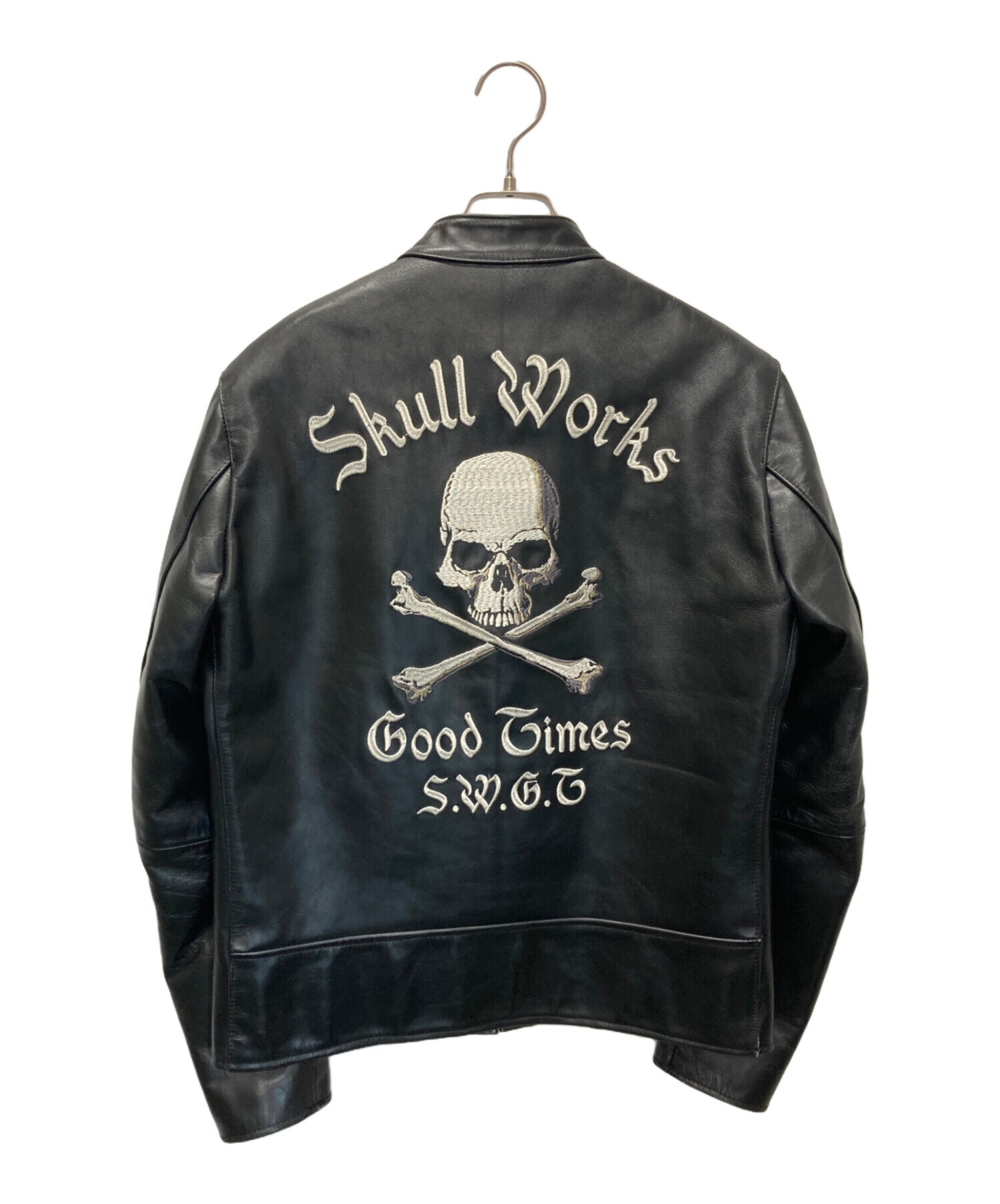 中古・古着通販】SKULL WORKS (スカルワークス) スカル刺繍シングル