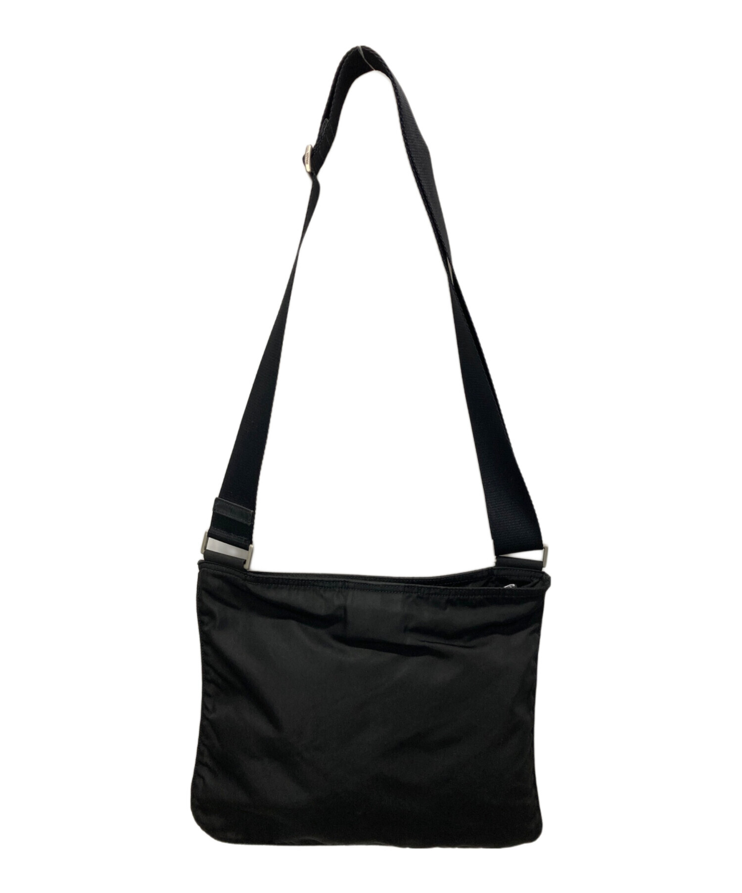 中古・古着通販】PRADA (プラダ) ナイロンスクエアショルダーバッグ 