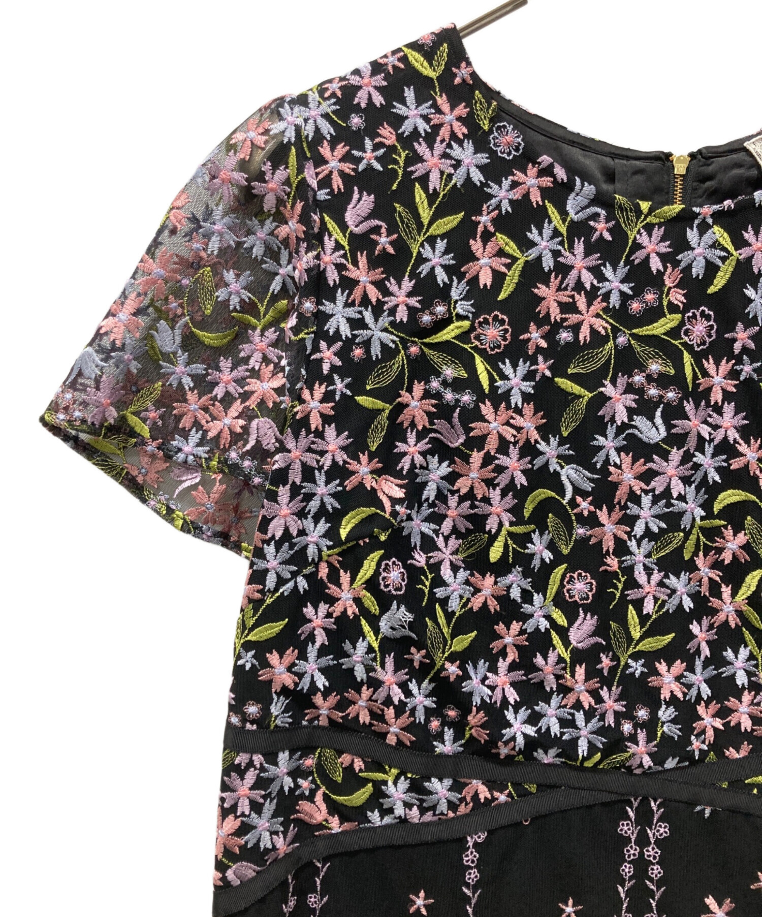 中古・古着通販】Rose Tiara (ローズティアラ) チュールフラワークロス