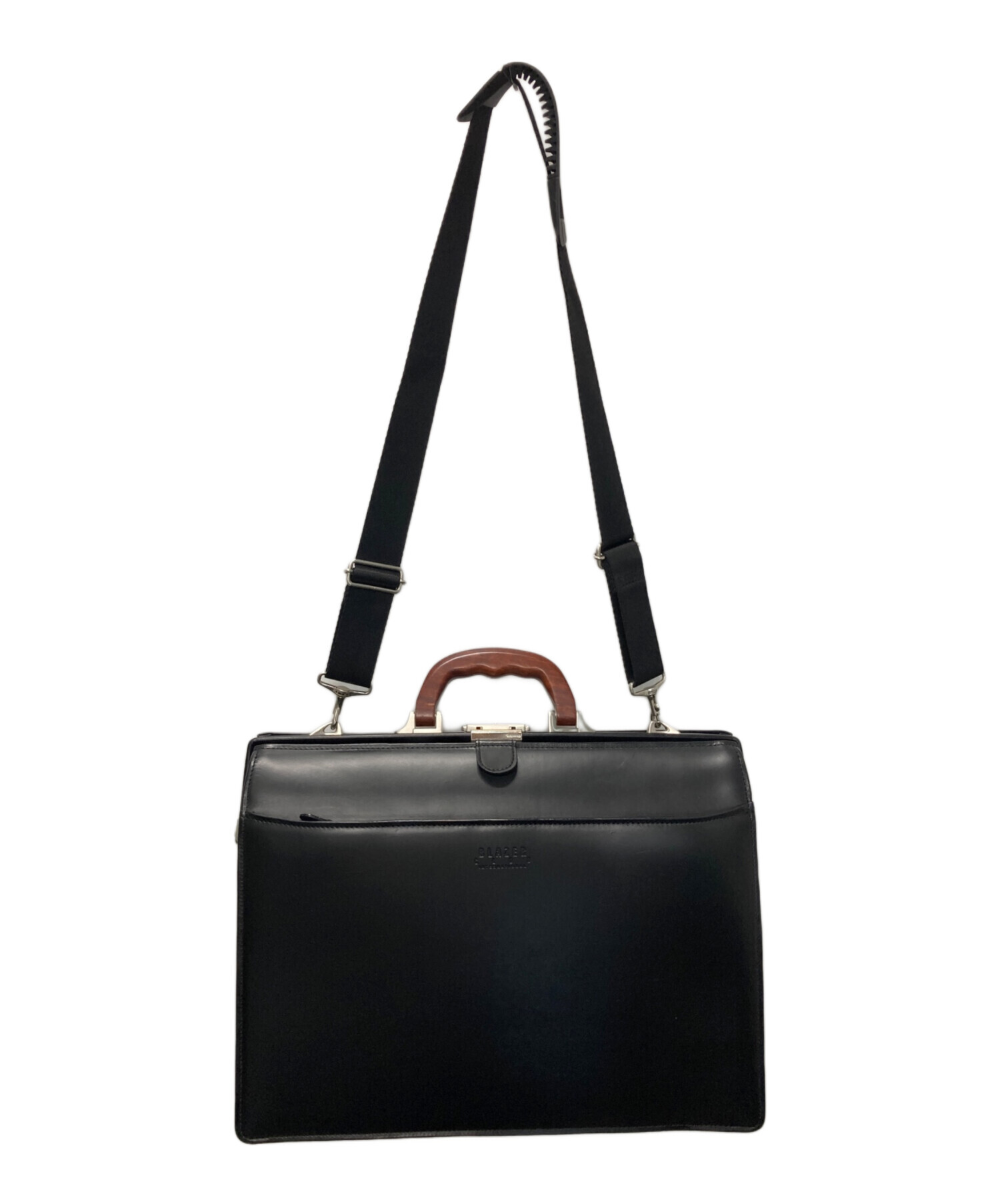 BLAZER CLUB ダレスバッグ 2way レザー ブラウン 鍵付 2478 中古・古着通販】BLAZER CLUB (ブレザークラブ) ダレスバッグ ブラック