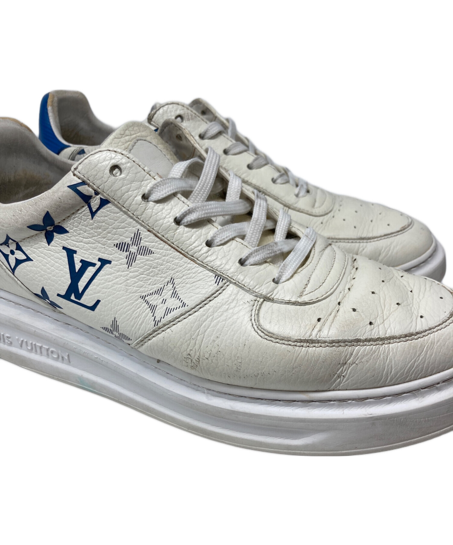 ルイヴィトン ビバリーヒルズ モノグラム スニーカー size 7 1/2 中古・古着通販】LOUIS VUITTON (ルイ ヴィトン) ビバリーヒルズ
