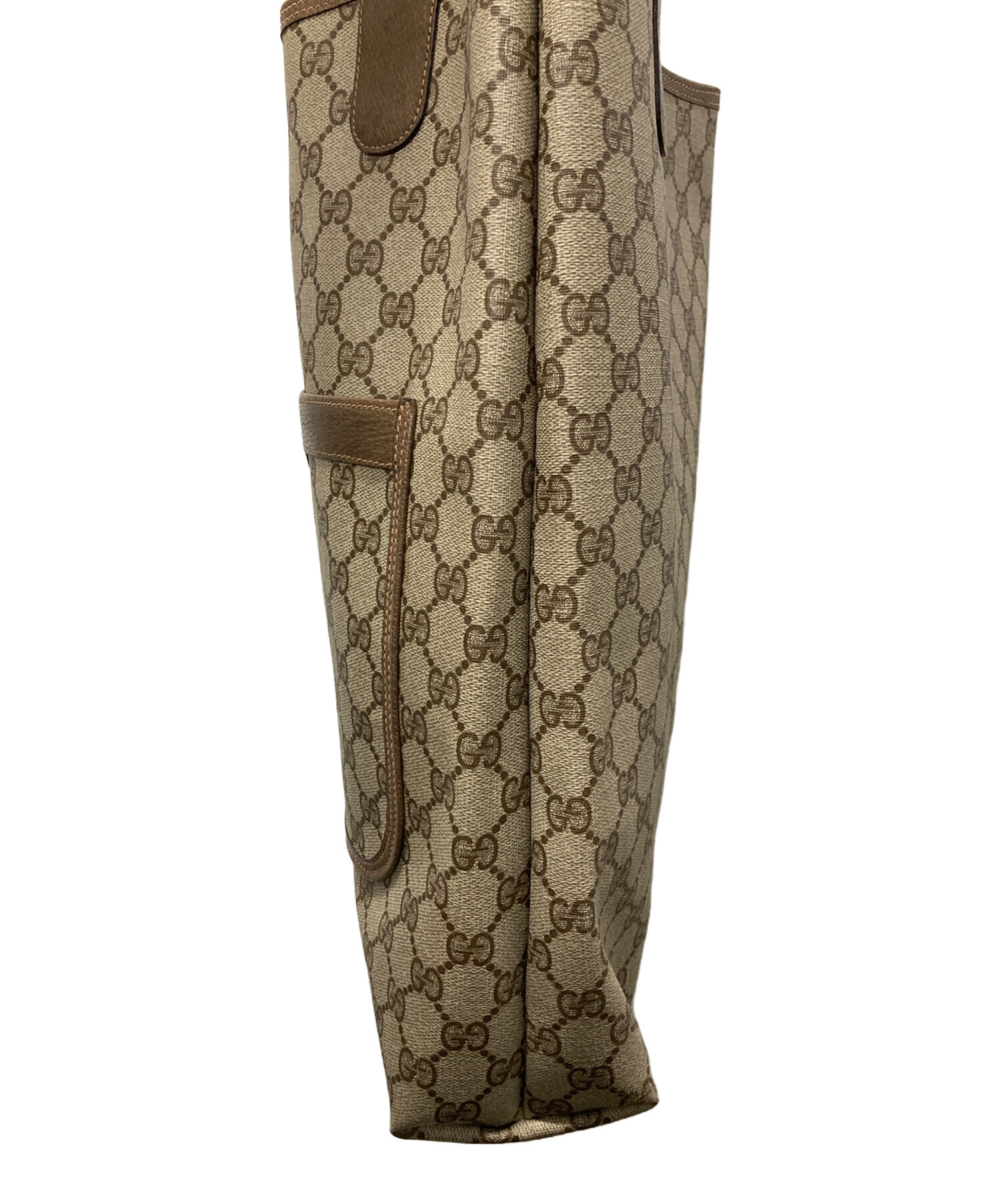 中古・古着通販】GUCCI (グッチ) GGスプリーム シェリーライン トート