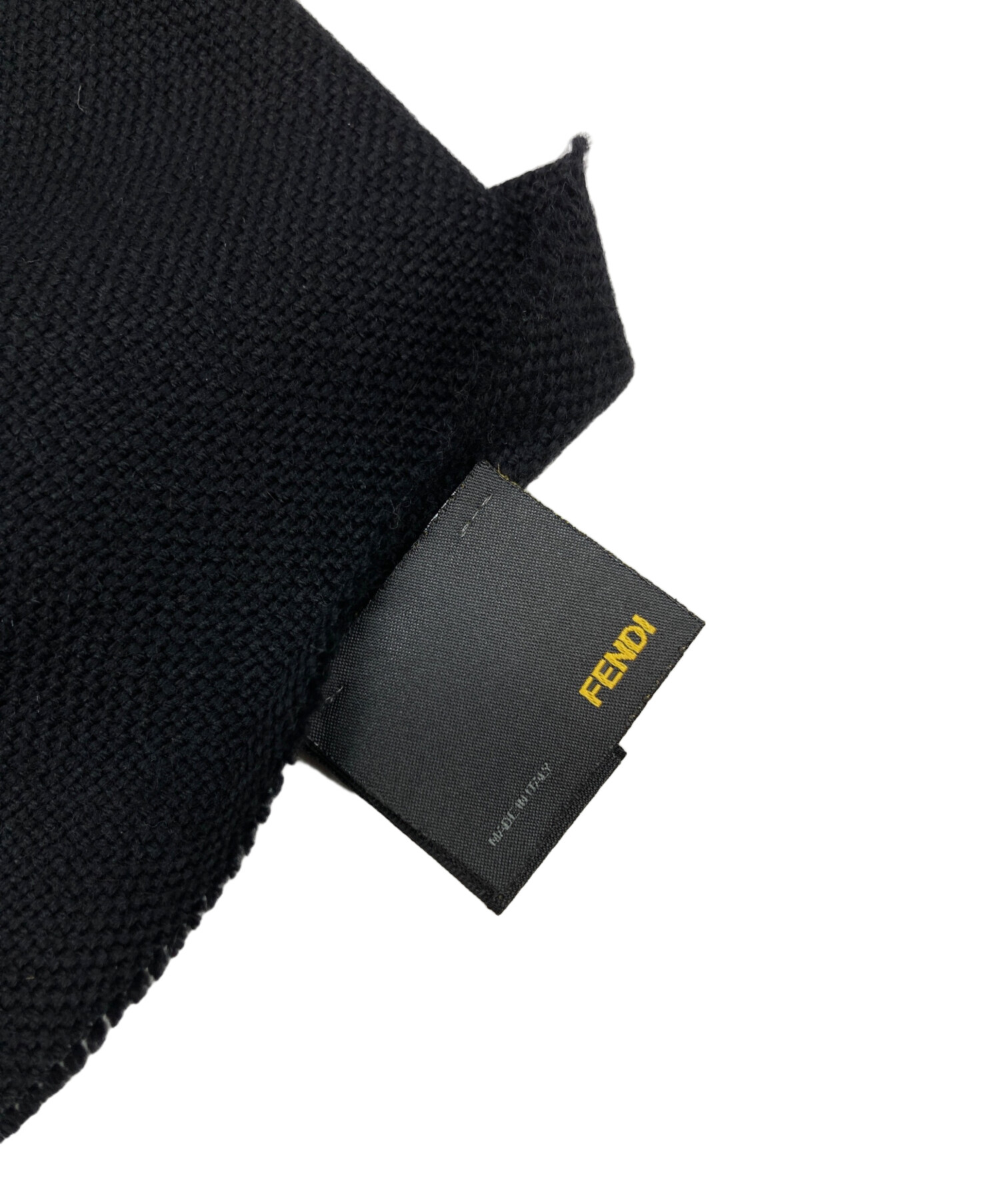 中古・古着通販】FENDI (フェンディ) ズッカマフラー ブラック