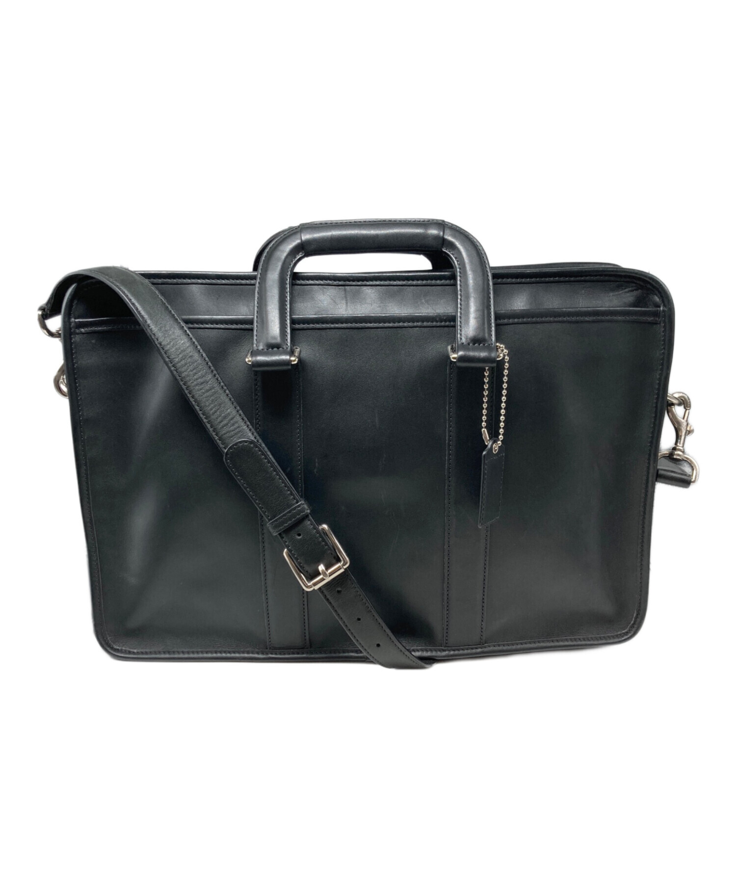 中古・古着通販】COACH (コーチ) 2WAYビジネスバッグ ブラック