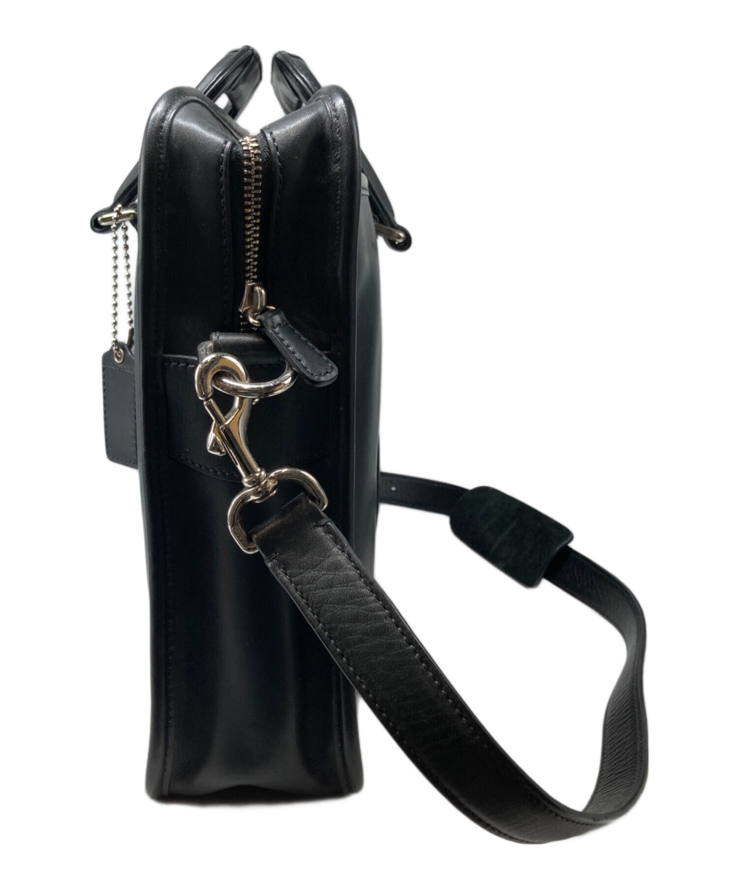 中古・古着通販】COACH (コーチ) 2WAYビジネスバッグ ブラック