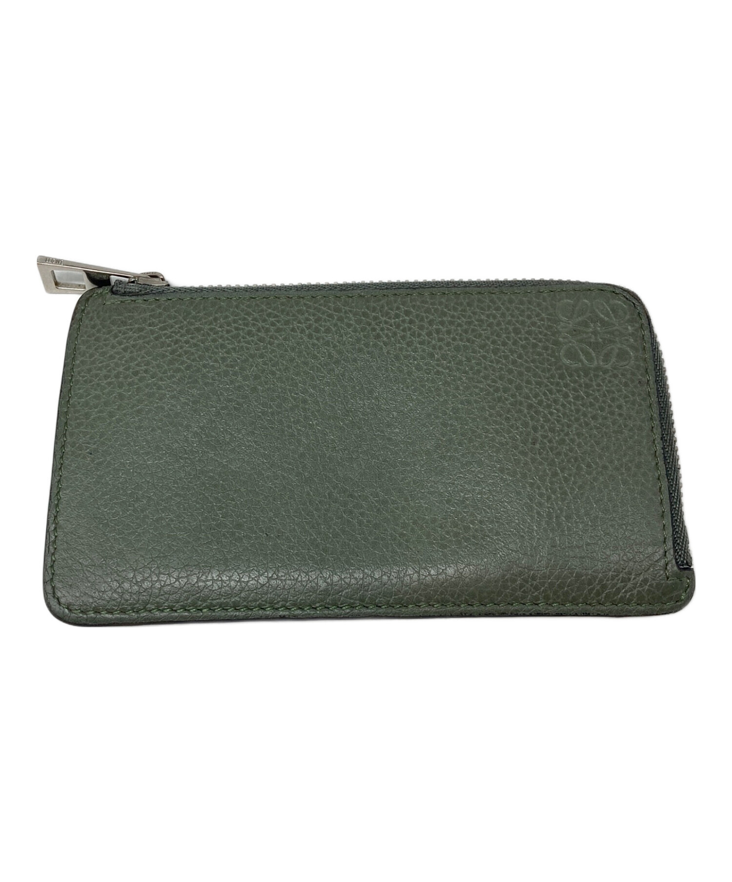 中古・古着通販】LOEWE (ロエベ) コインカードホルダー カーキ