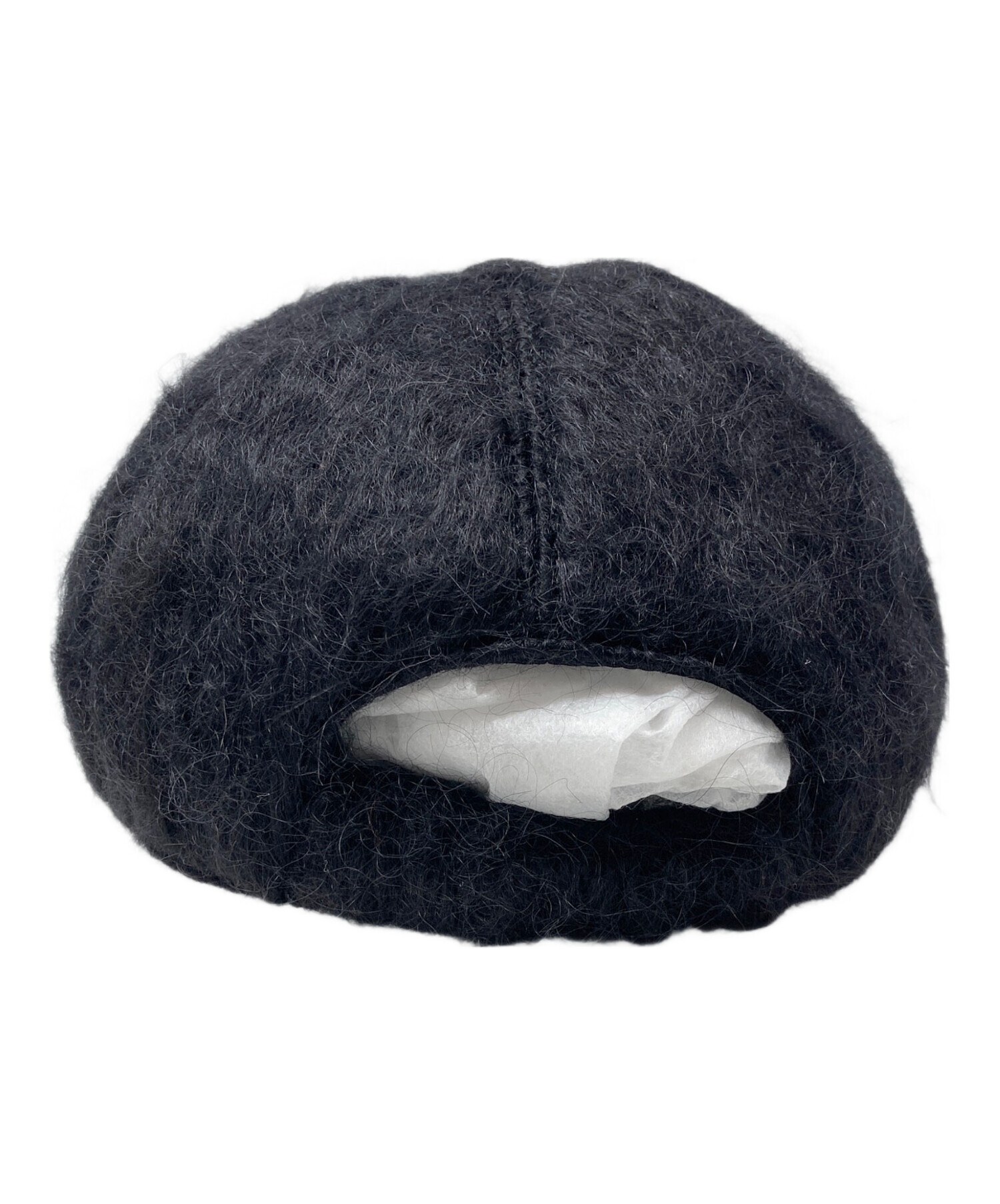 中古・古着通販】GUCCI (グッチ) モヘアキャップ ブラック｜ブランド
