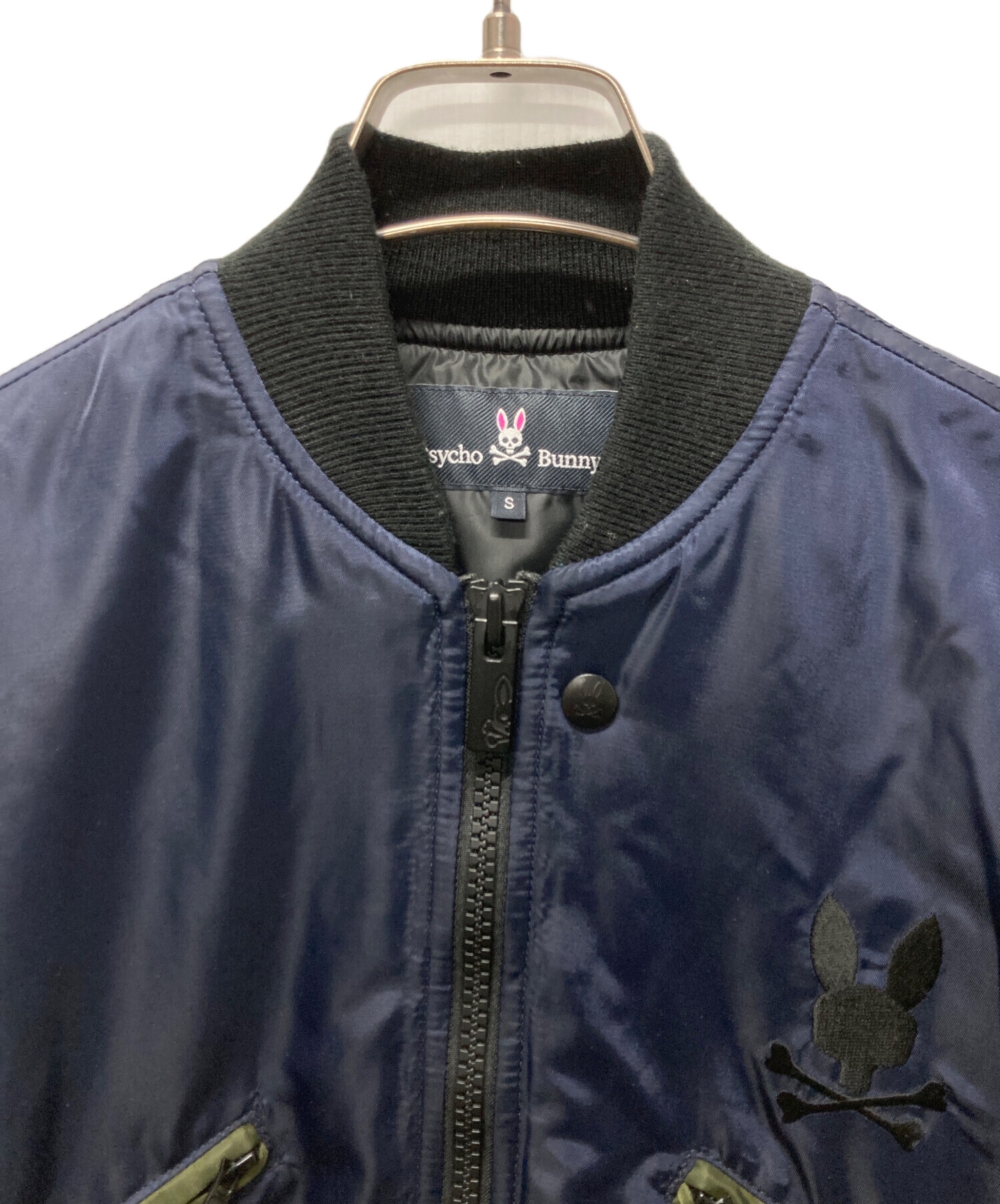 中古・古着通販】Psycho Bunny (サイコ バニー) バイカラーMA-1