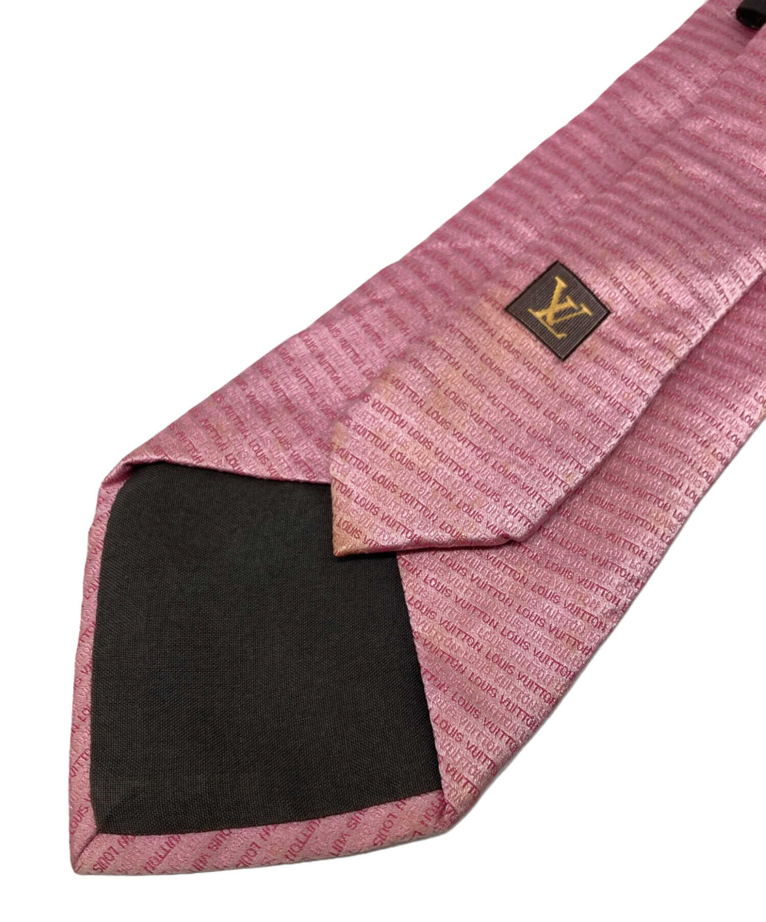 中古・古着通販】LOUIS VUITTON (ルイ ヴィトン) 総柄ネクタイ ピンク