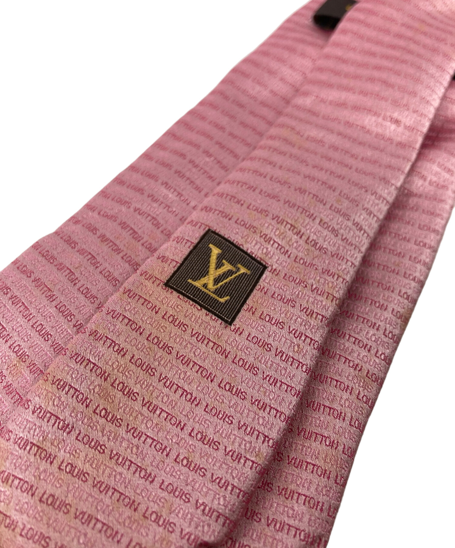 中古・古着通販】LOUIS VUITTON (ルイ ヴィトン) 総柄ネクタイ ピンク