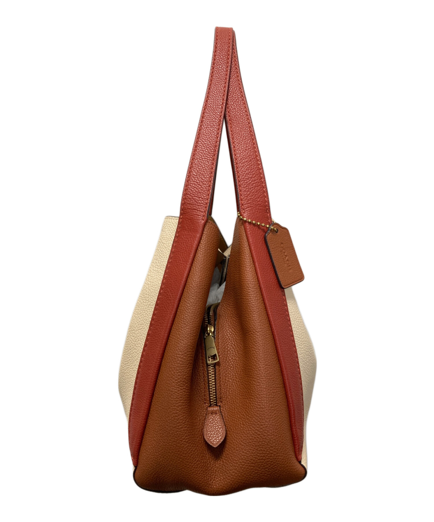 中古・古着通販】COACH (コーチ) ハドリーホーボーカラーブロック