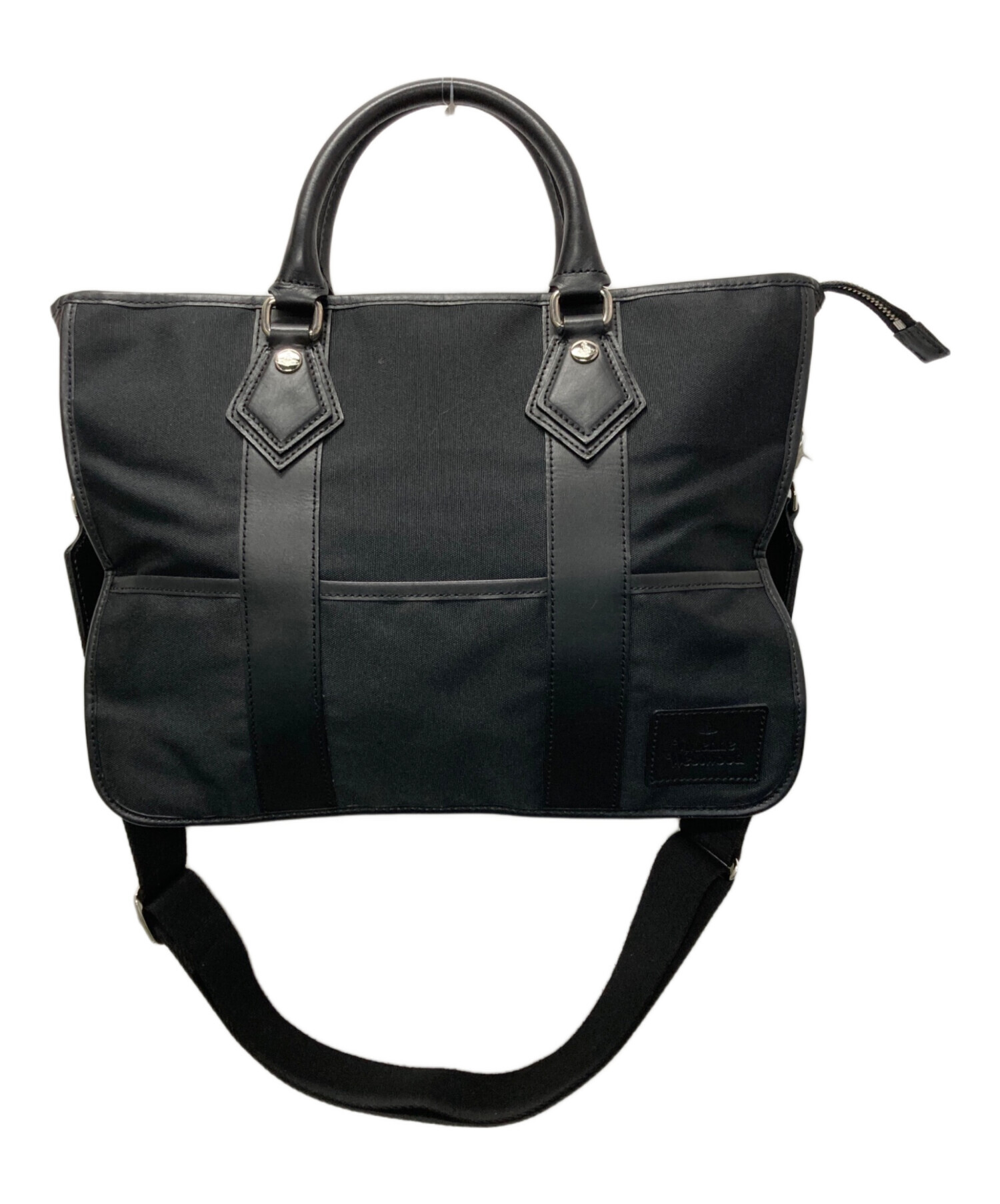 【廃盤】Vivienne Westwood 黒 レザー ビジネスバッグ 中古・古着通販】Vivienne Westwood (ヴィヴィアンウエストウッド