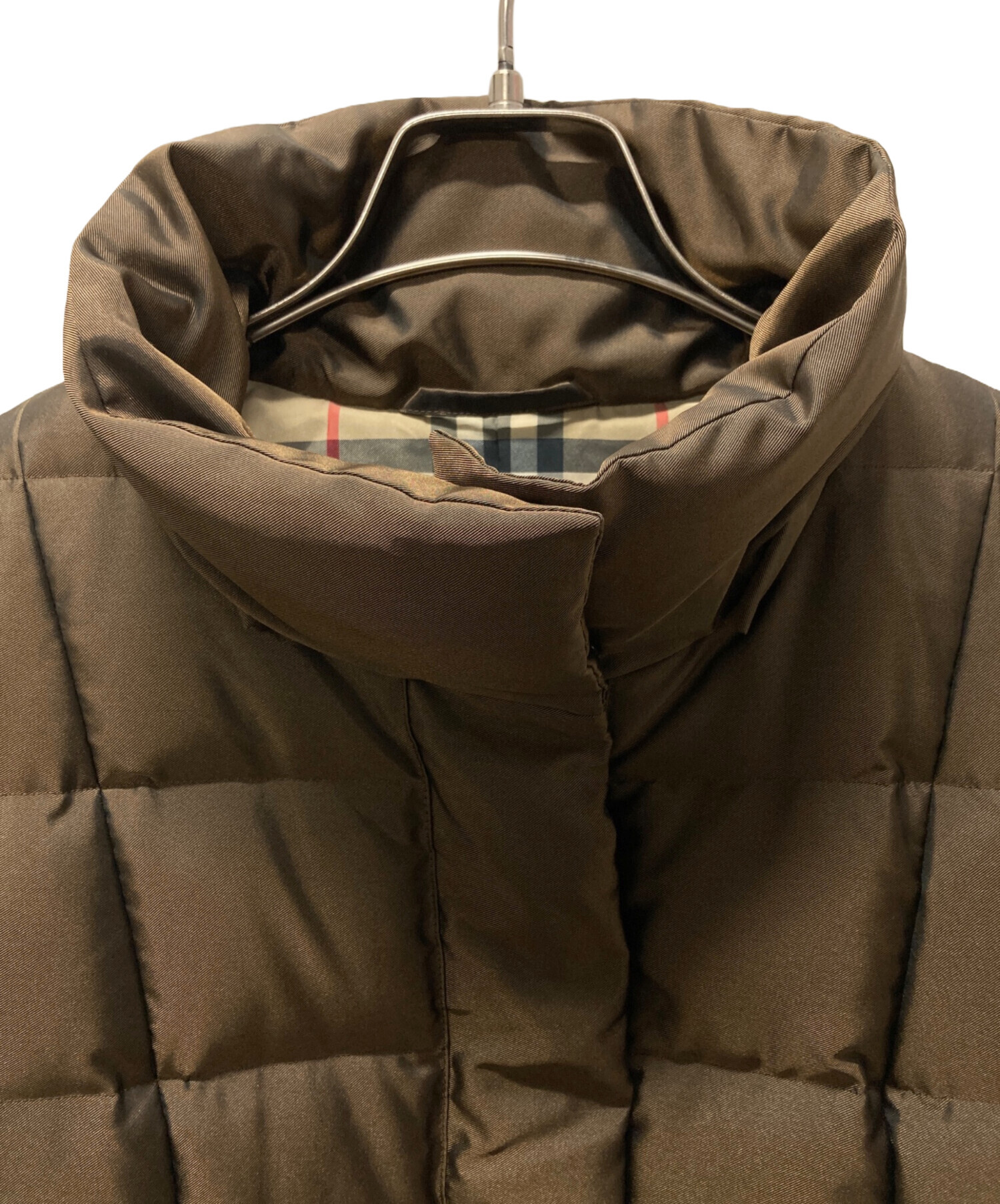バーバリーロンドン インナーダウン付き 中綿ダウンコート ノバチェック 中古・古着通販】BURBERRY LONDON (バーバリーロンドン) 裏地ノヴァ