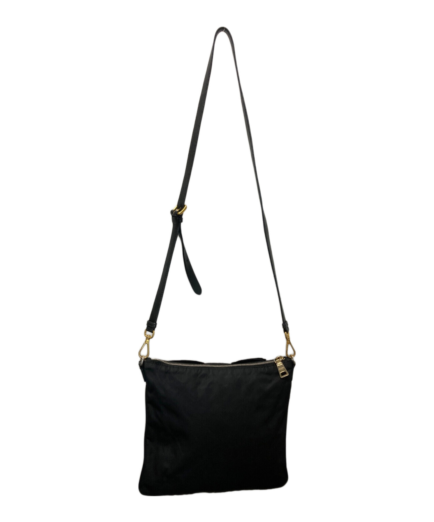 【廃盤】PRADA プラダ ナイロン テスート　ショルダーバッグ 黒 ビンテージ 中古・古着通販】PRADA (プラダ) テスート リボン ナイロンショルダー