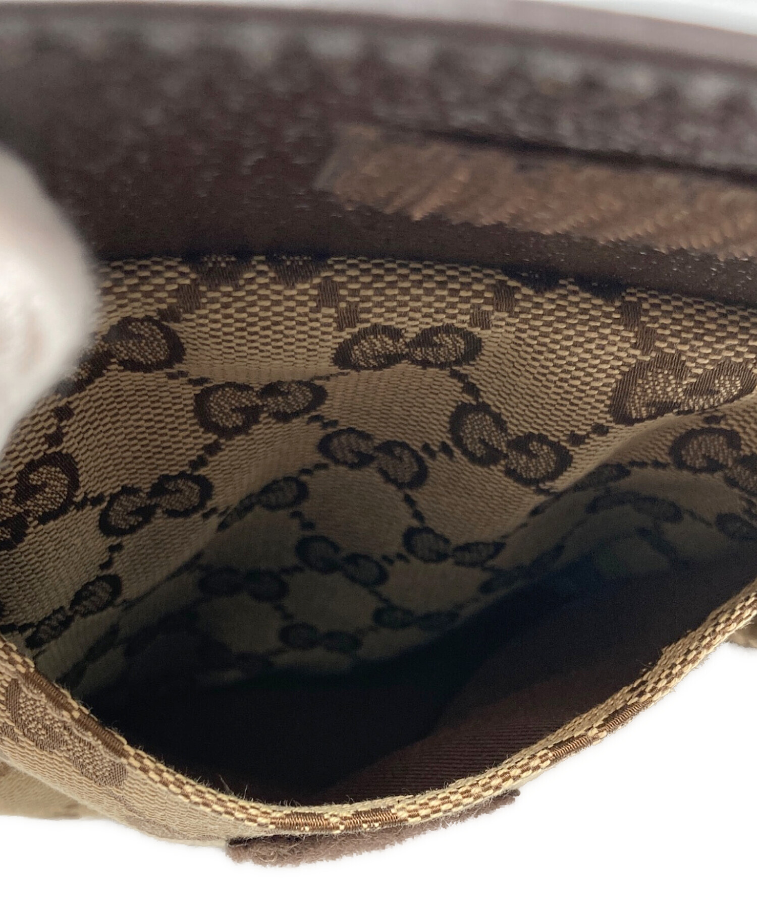 中古・古着通販】GUCCI (グッチ) GGキャンバス ウエストポーチ