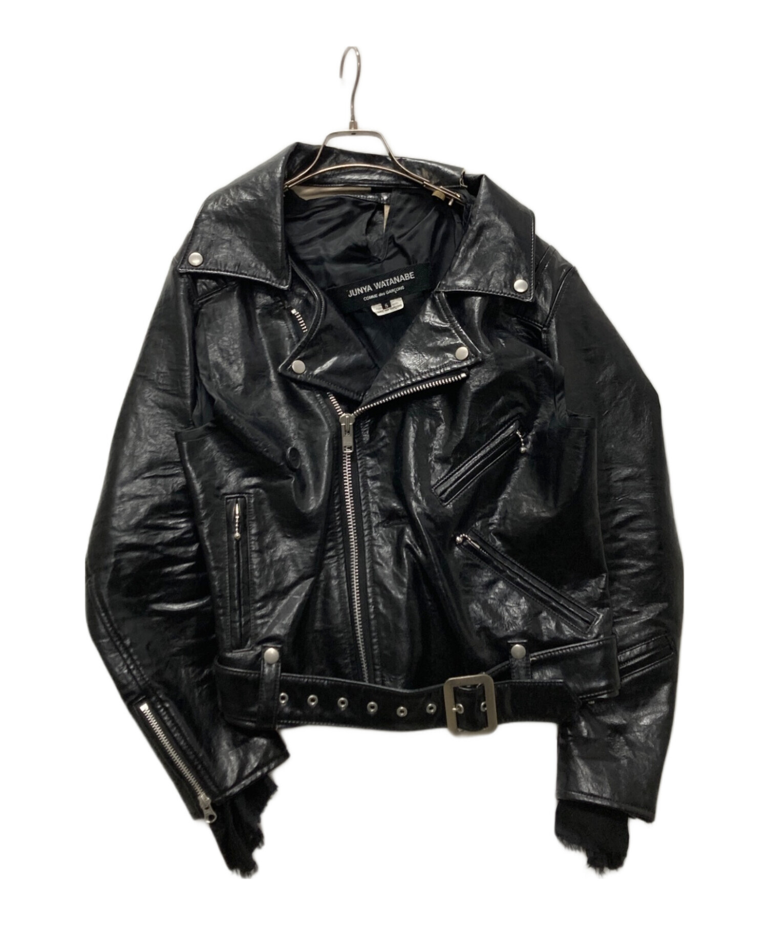 希少 AD2005 ジュンヤワタナベ コムデギャルソン 変形ジャケット 黒 S 中古・古着通販】JUNYA WATANABE COMME des GARCONS ((ジュンヤ