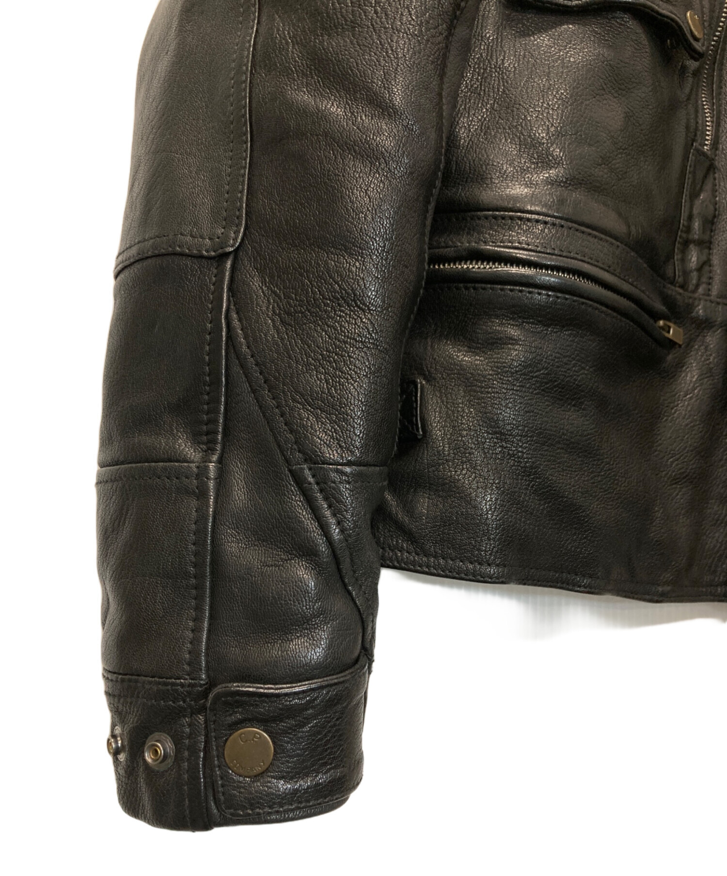中古・古着通販】C.P COMPANY (シーピーカンパニー) レザージャケット